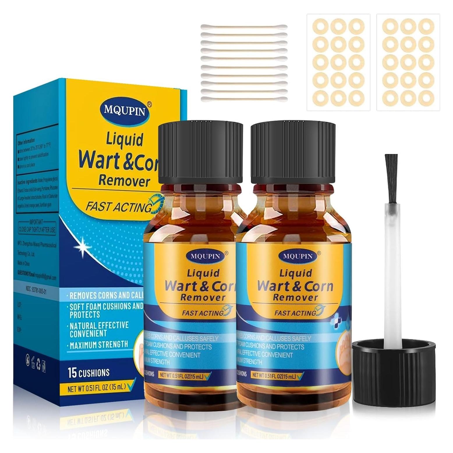 Removedor de Maíz MQUPIN 30PCS Almohadillas y 10 Hisopos