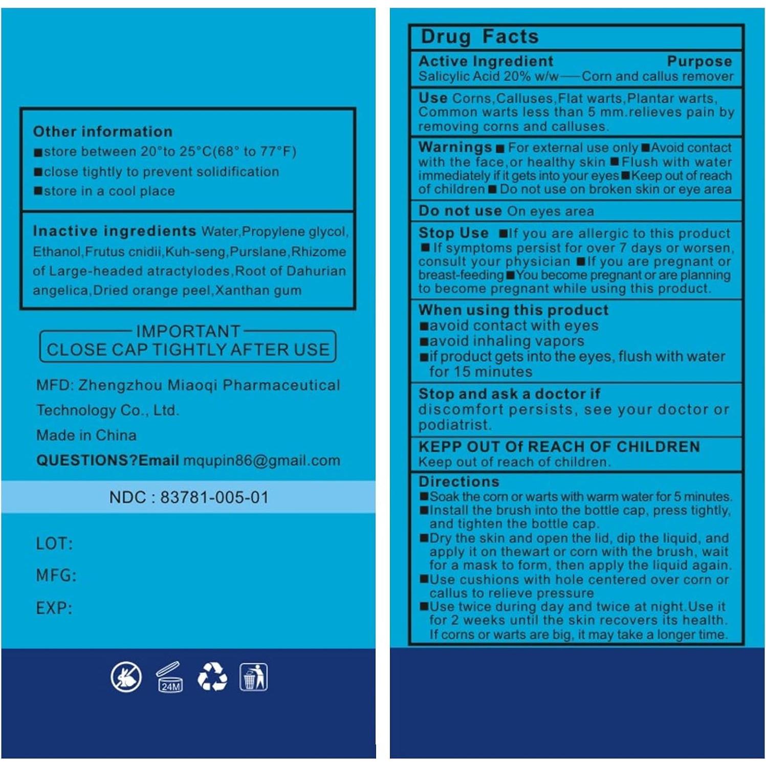 Removedor de Maíz MQUPIN 30PCS Almohadillas y 10 Hisopos