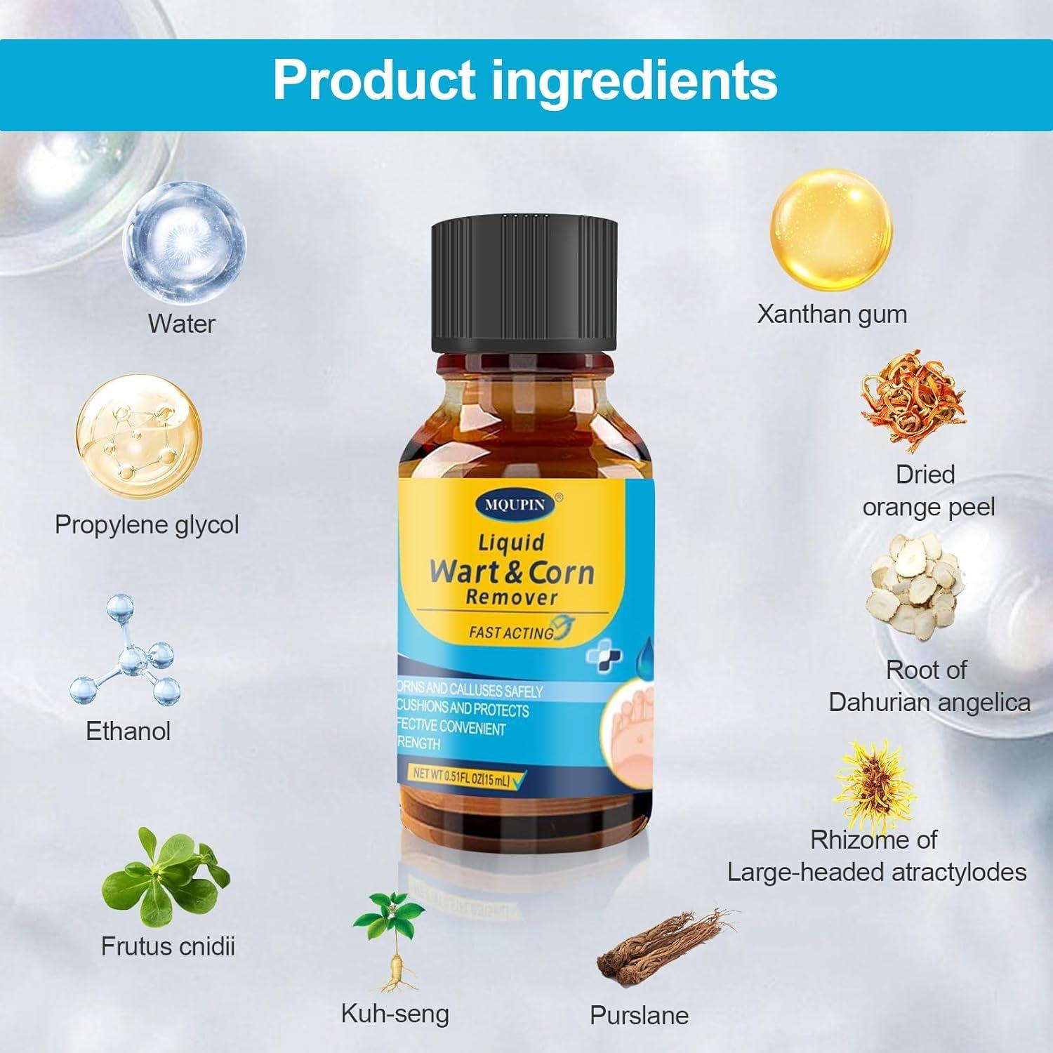 Removedor de Maíz MQUPIN 30PCS Almohadillas y 10 Hisopos