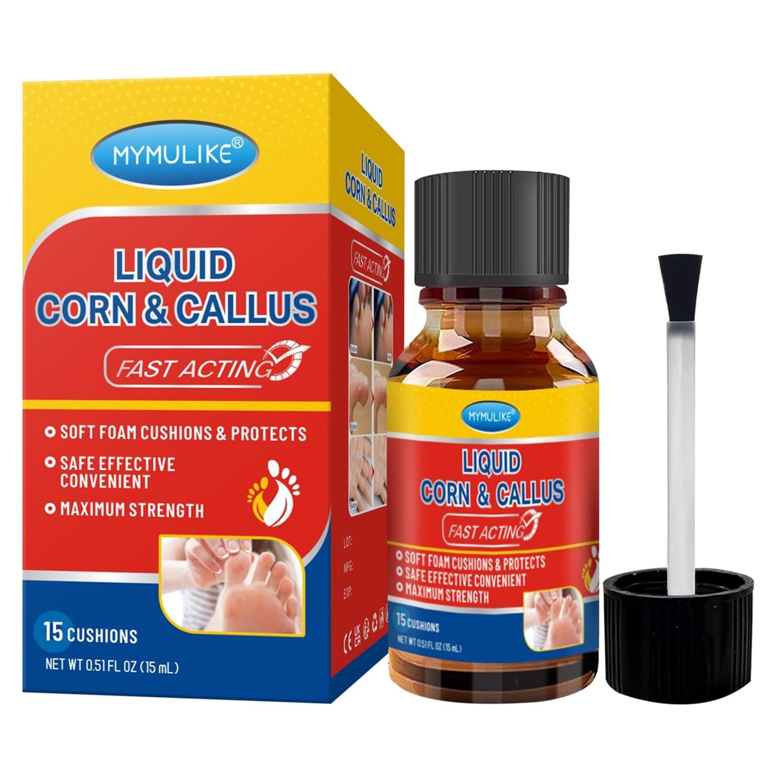 Removedor de Maíz Líquido MYMULIKE 15ml con Aplicadores