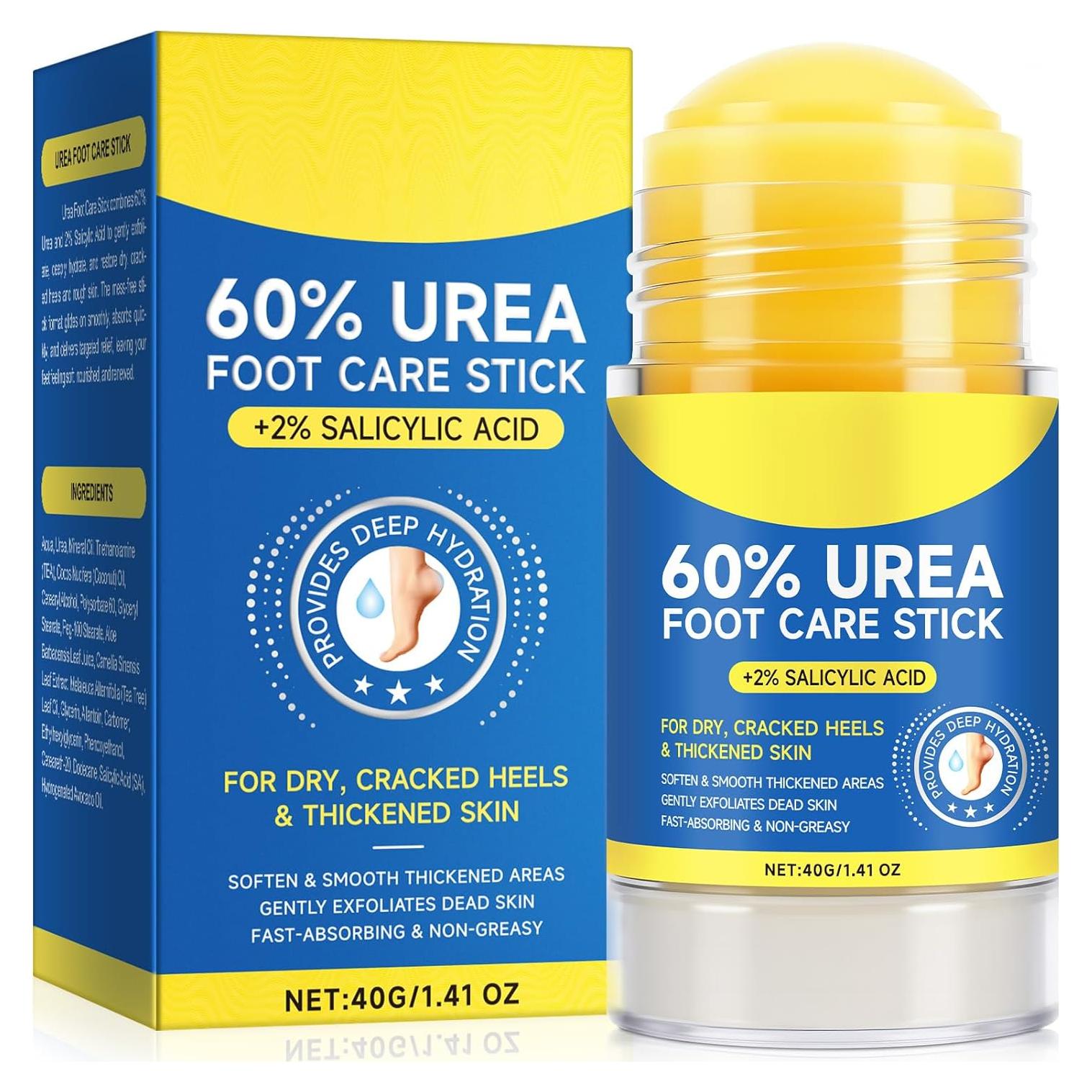 Barra Hidratante para Pies 60% Urea 2% Ácido Salicílico 40g