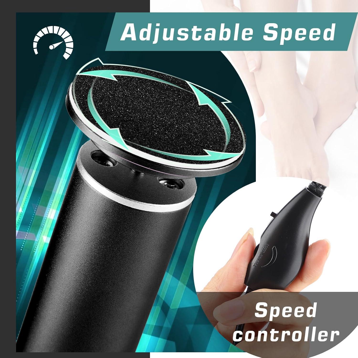 Removedor de Callos Eléctrico EDIFOLLY con 60 Discos de Lijado