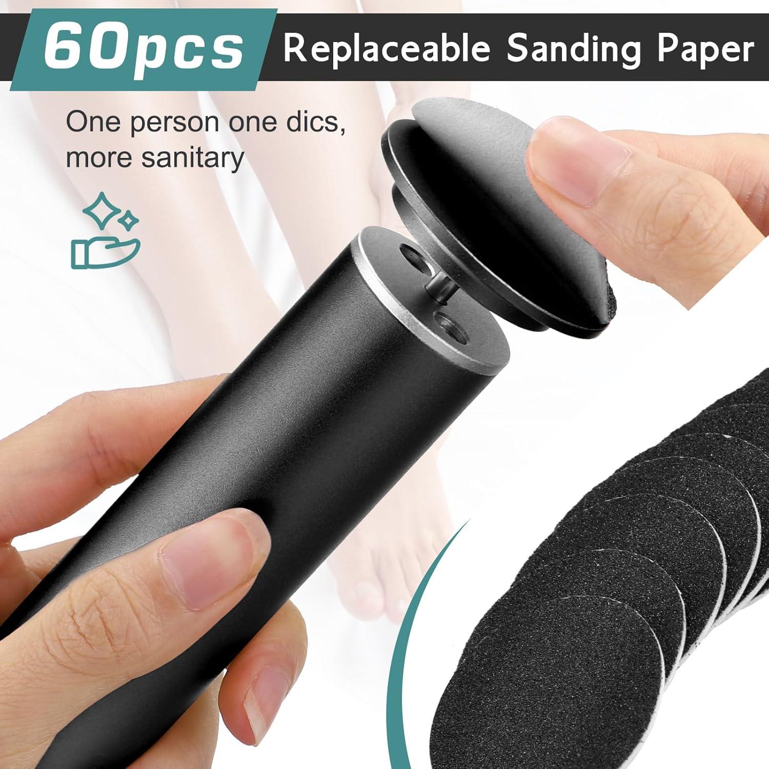 Removedor de Callos Eléctrico EDIFOLLY con 60 Discos de Lijado