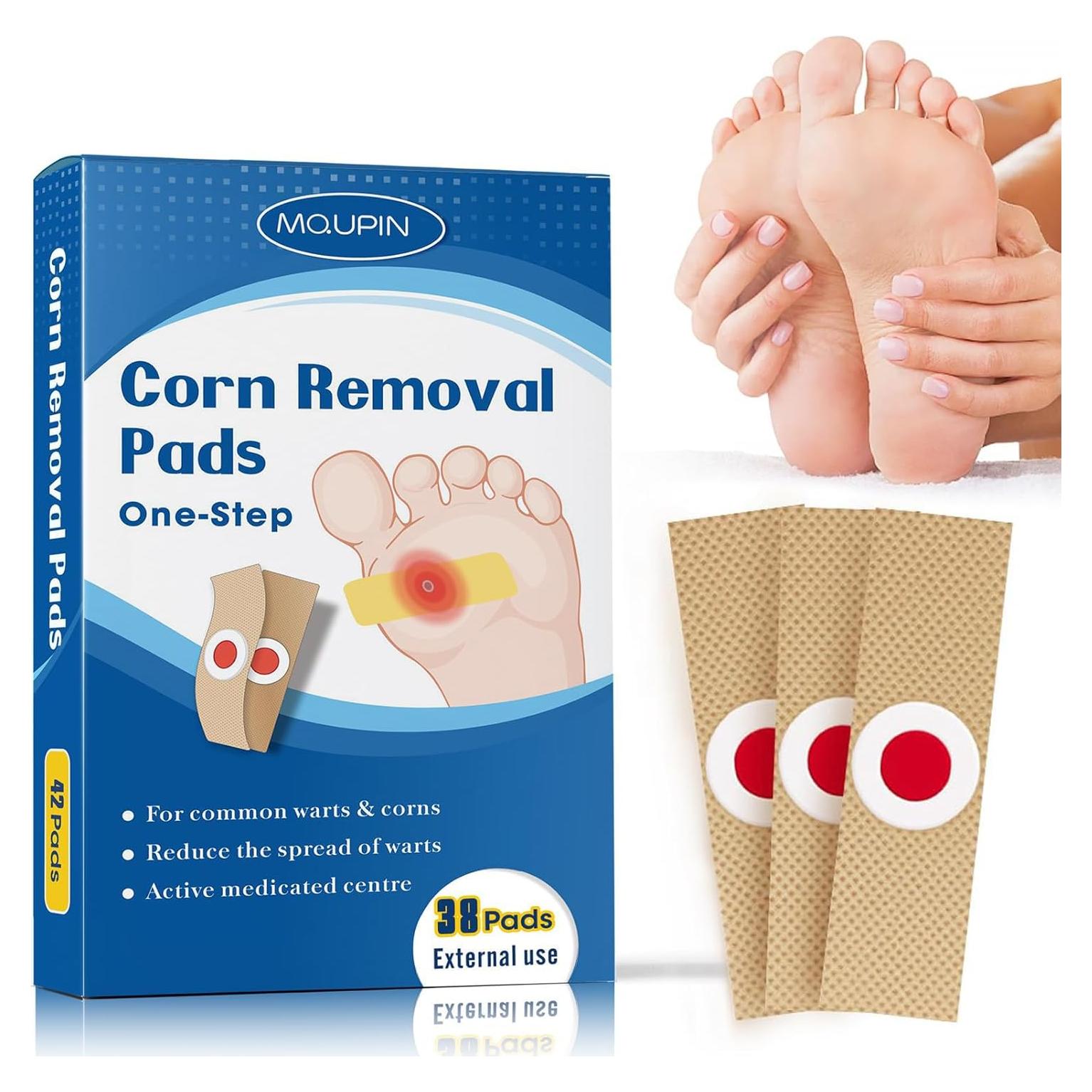 38 Almohadillas Removedoras de Callos MQUPIN para Pies y Dedos