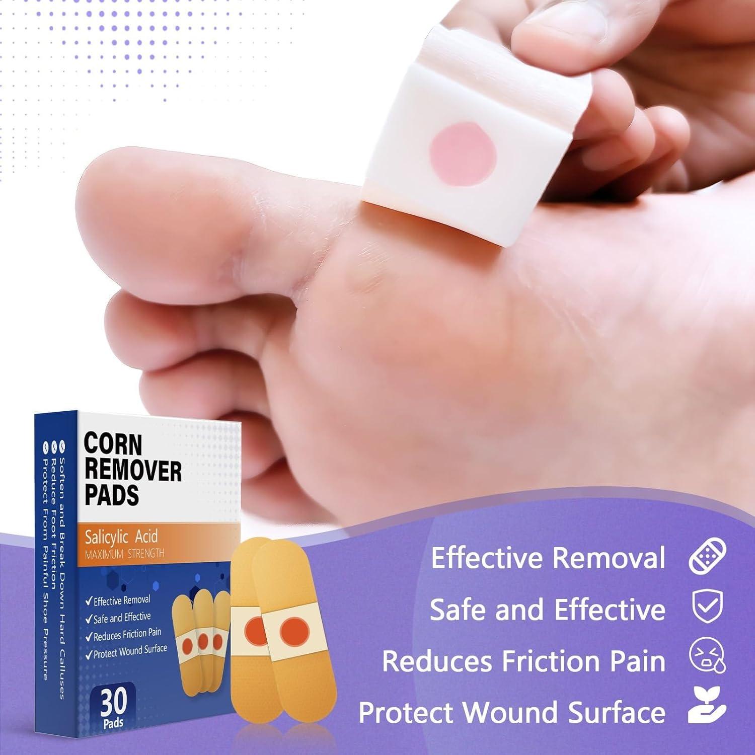 Parche Removedor de Callos QIYANA 30 Piezas 40% Ácido Salicílico