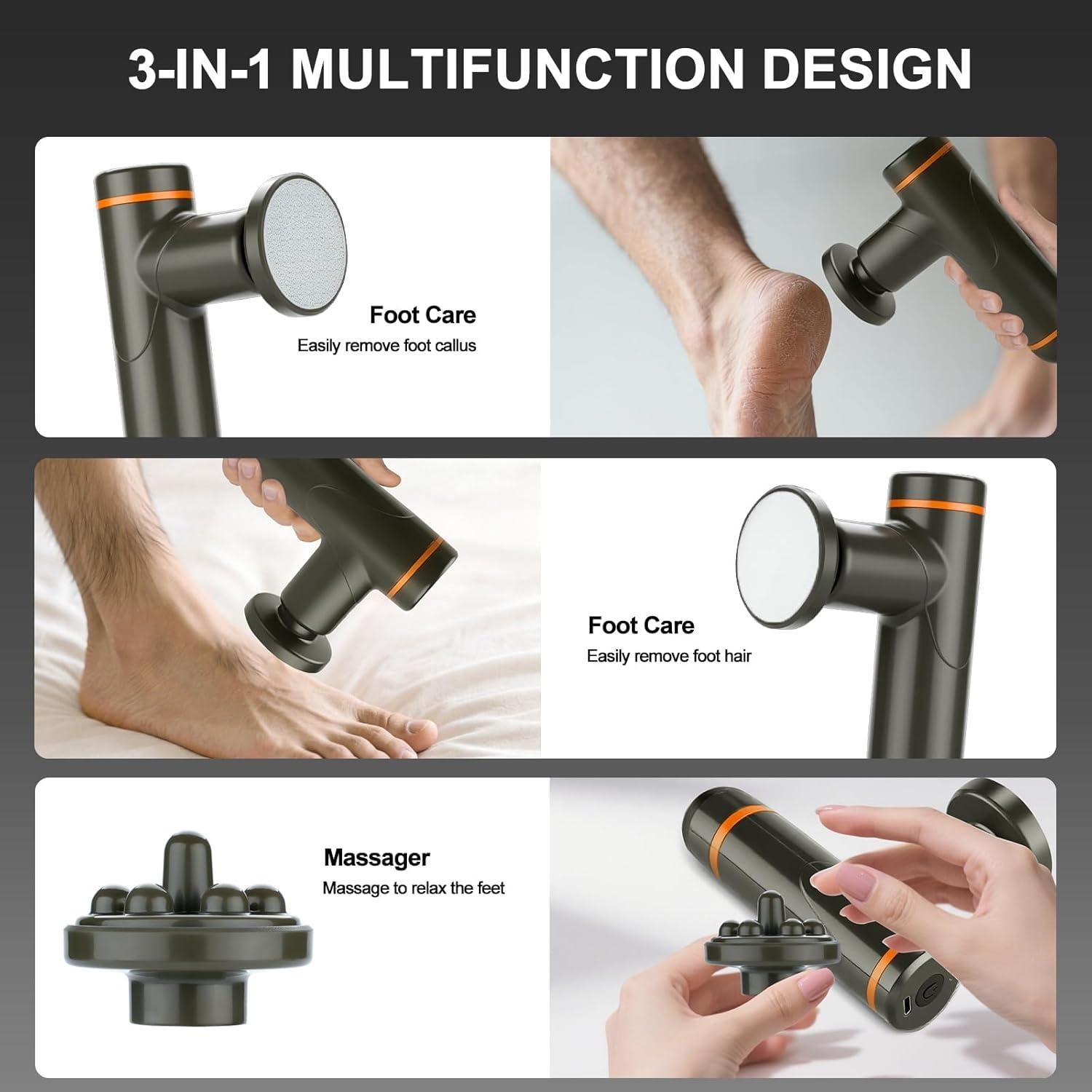 Removedor de Callos Eléctrico 3 en 1 World-in-one