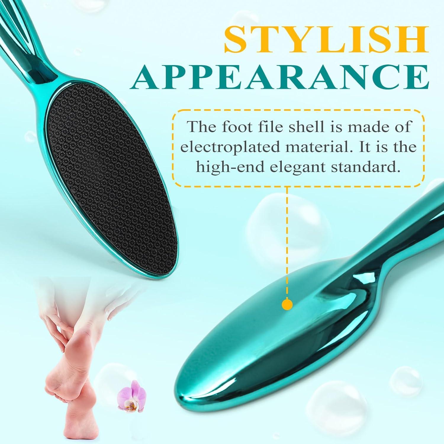 Lima de Pie de Vidrio HovuuTuig Exfoliador de Pies Verde