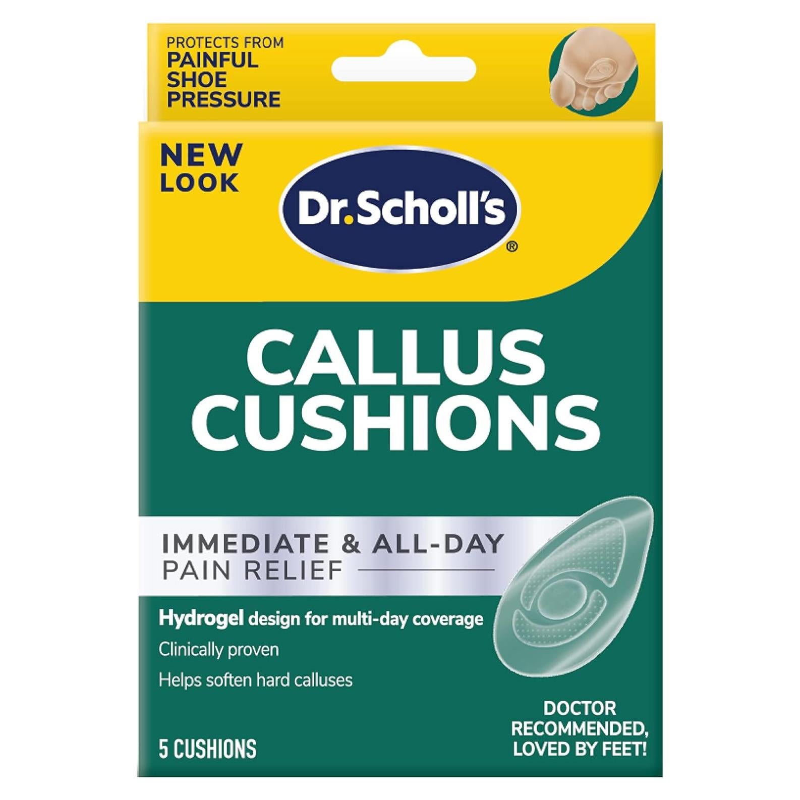 Cojines para Callos Dr. Scholl Hidrogel 5 Unidades