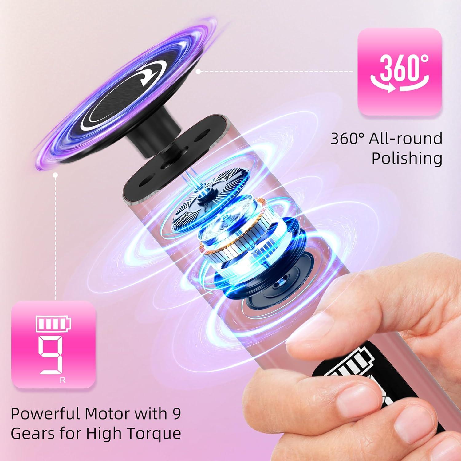 Removedor de Callos Eléctrico 2 en 1 VINIPO MJQ-01 Rosa