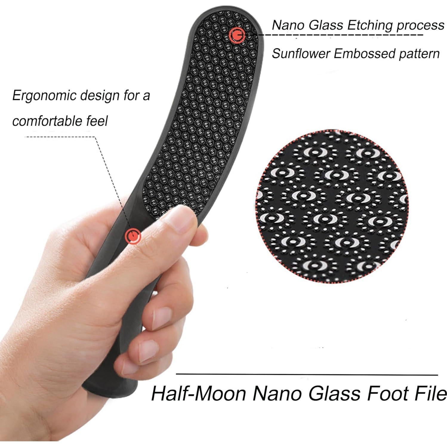 Lima de Pies de Vidrio Nano Lyaiwever - Removedor de Callos
