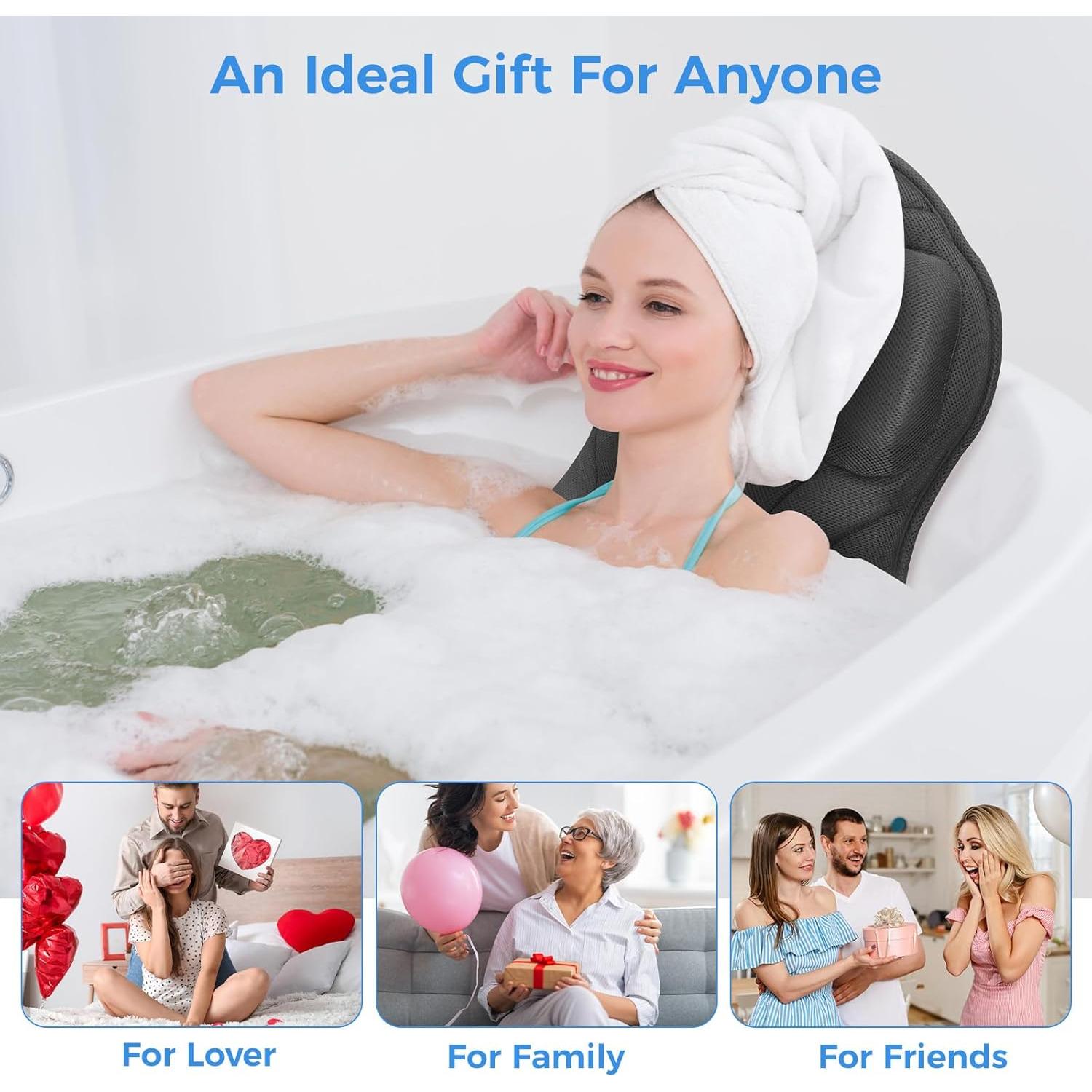 Almohada de Baño Ergonómica LOOWARTS 129.5x43.2cm