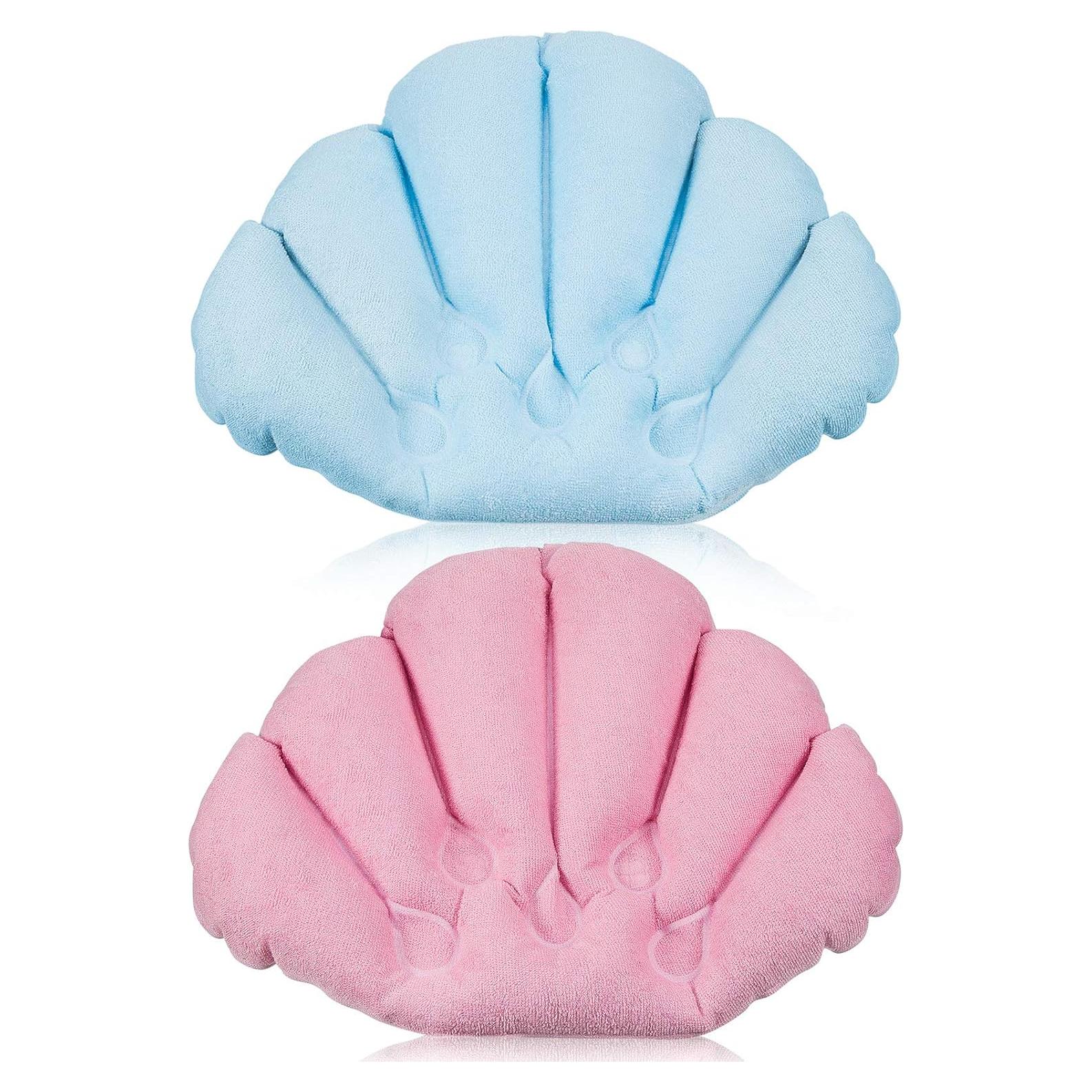 Almohadas Inflables para Baño Jetec - 2 Piezas con Ventosas