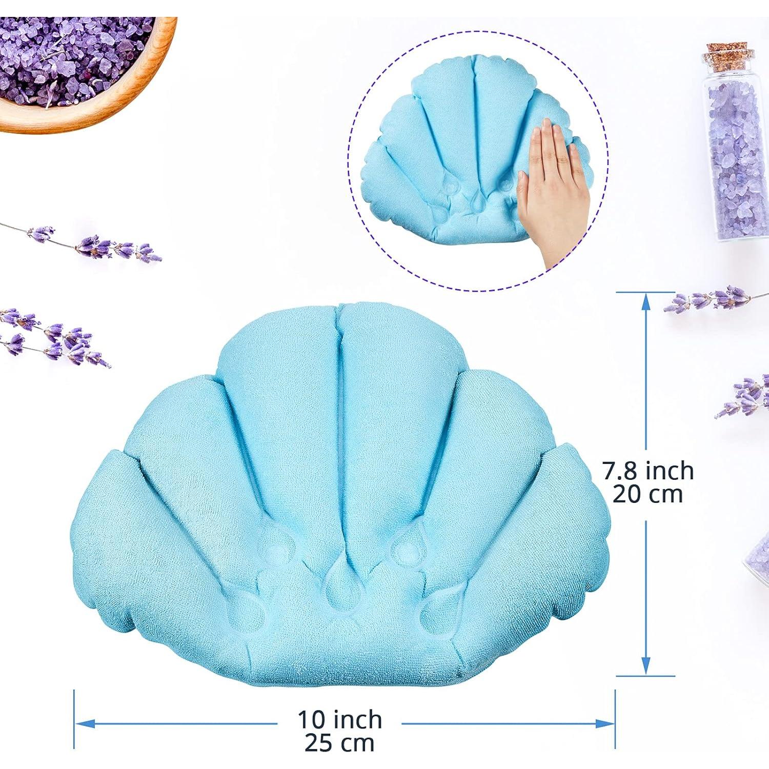 Almohadas Inflables para Baño Jetec - 2 Piezas con Ventosas