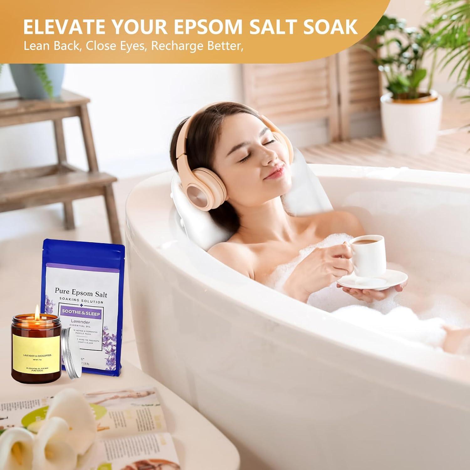 Cojín de baño inflable Starotatess de silicona ajustable