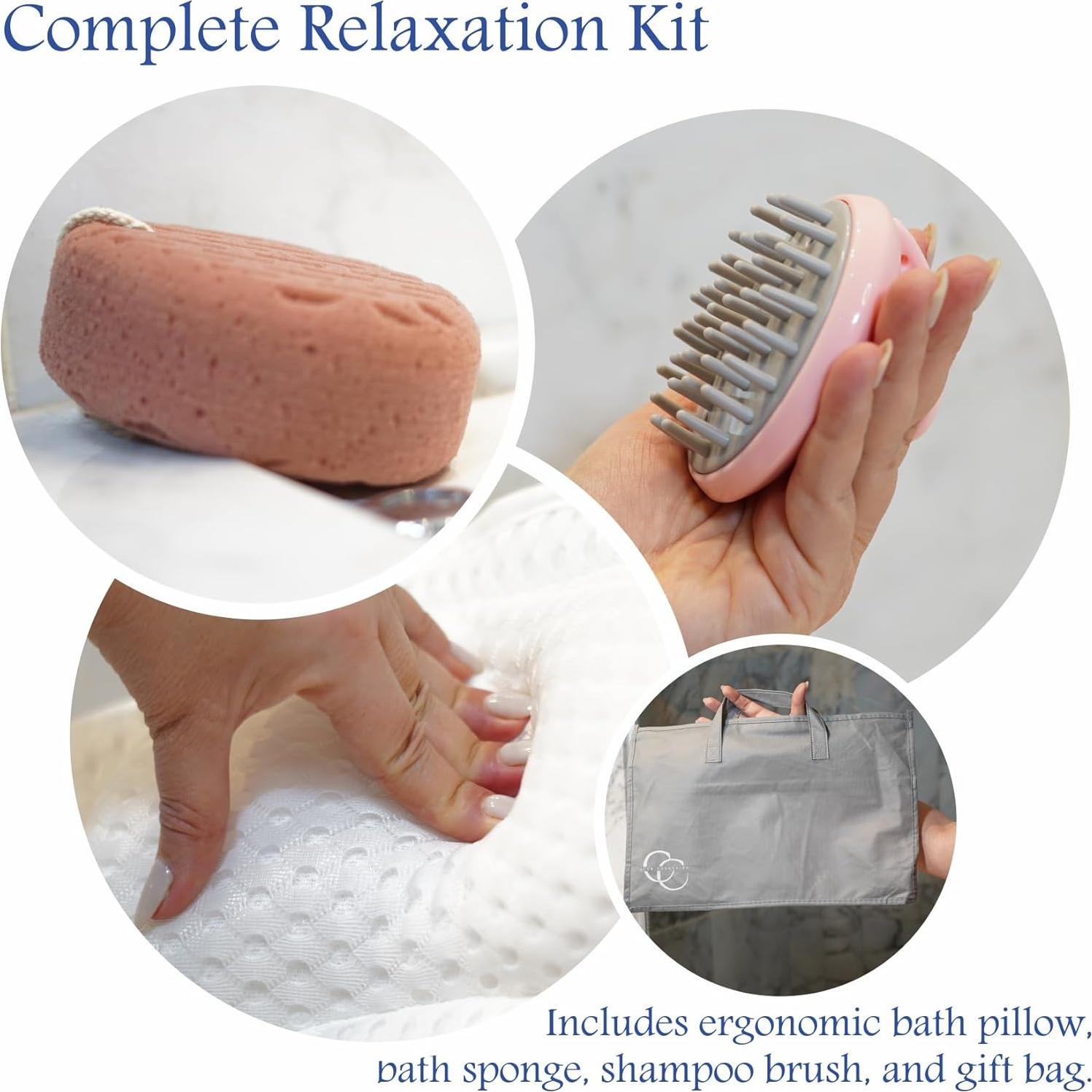 Juego de Almohadas de Baño CLUB CONNEXION - Spa Relax 4D