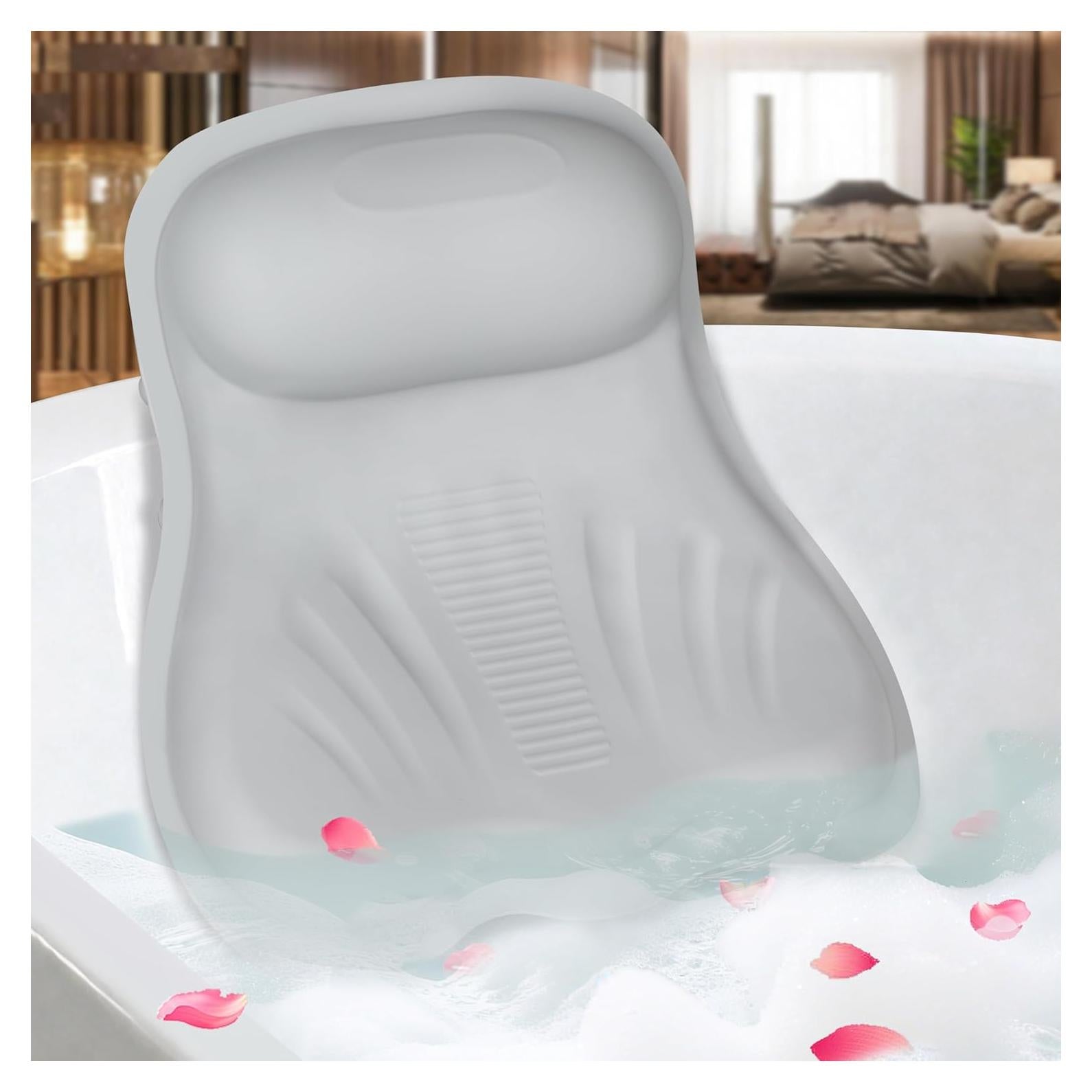 Almohada de Baño Inflable Starotatess - Silicona Grado Alimenticio
