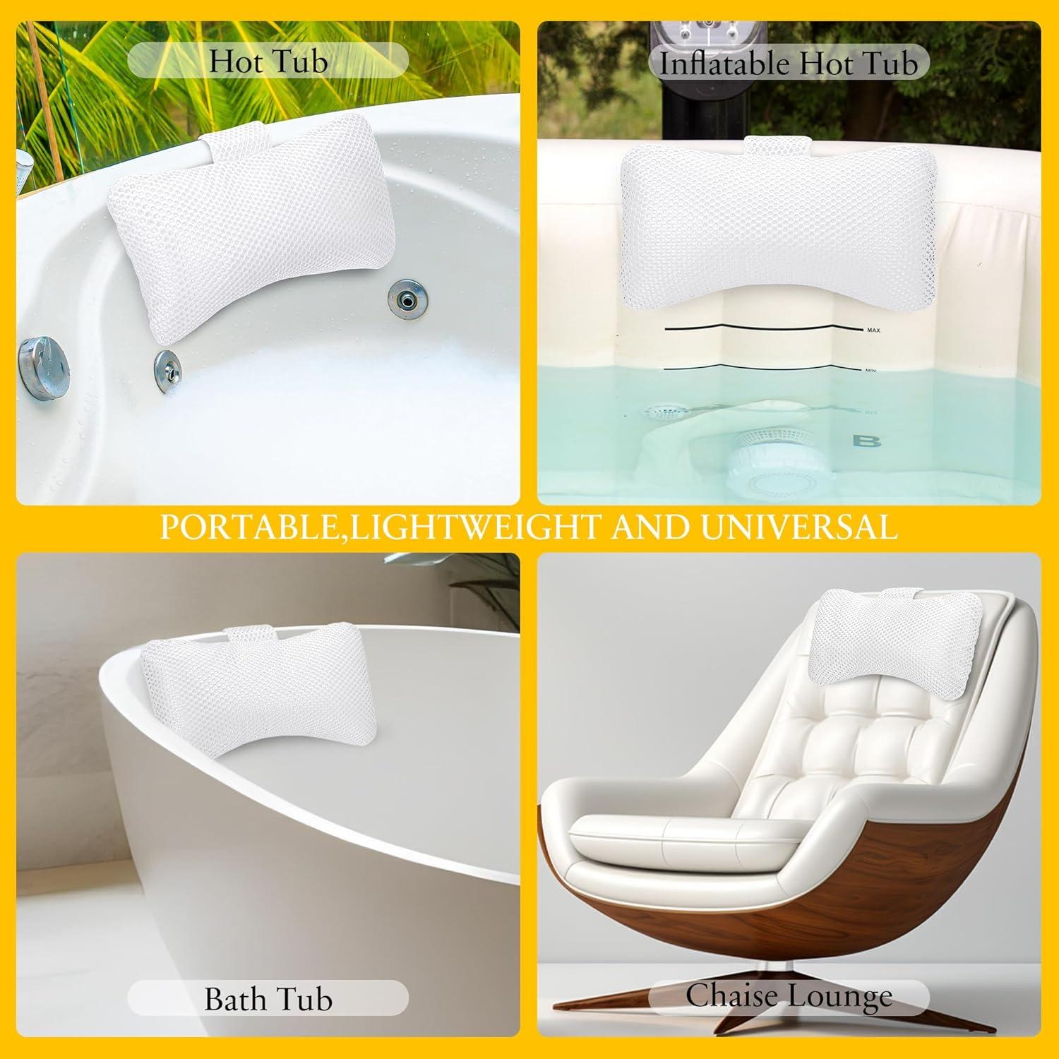 Almohada para Jacuzzi Keoltuo Ajustable 2 Piezas 30x17cm