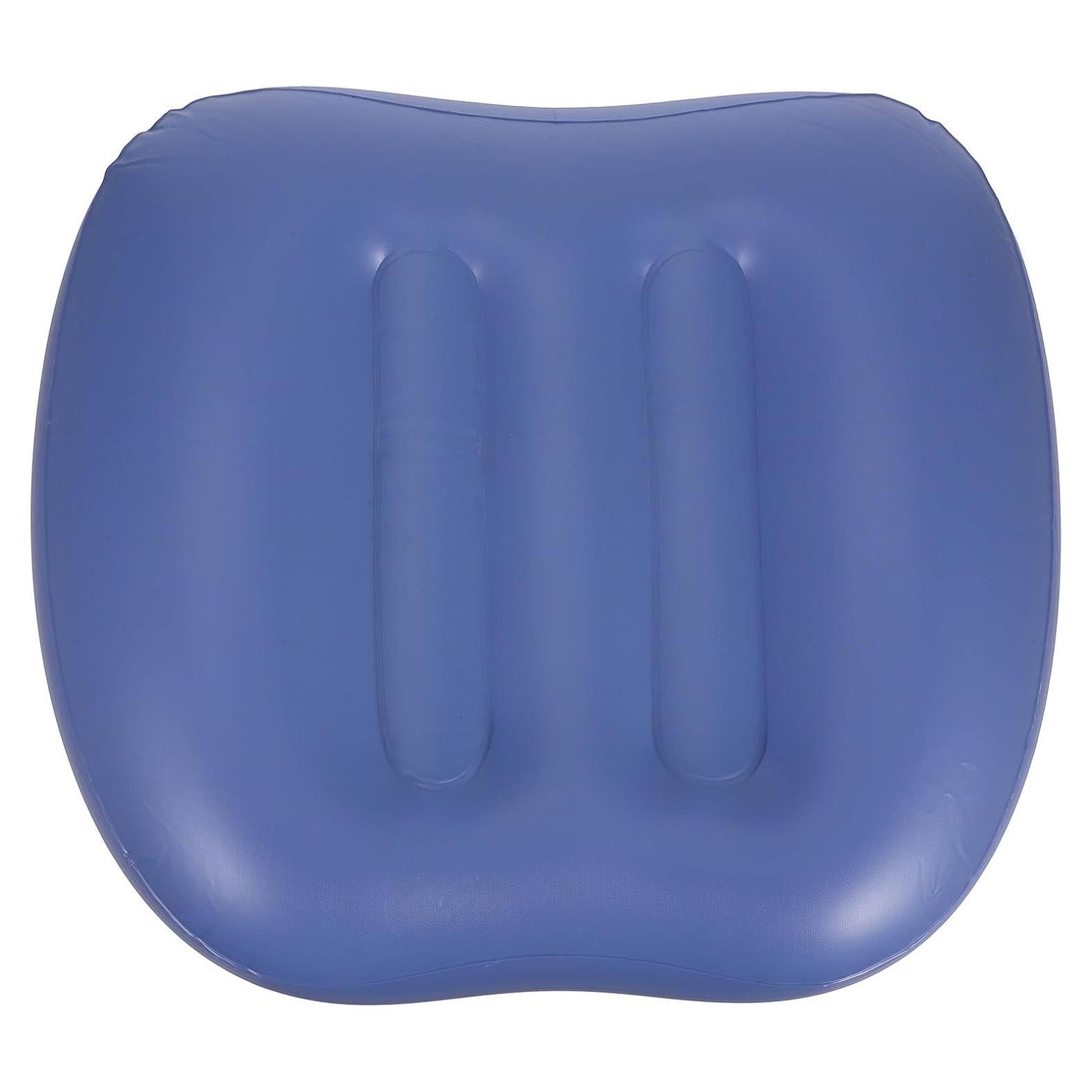 Cojín Inflable para Baño con Ventosas - Soporte de Cuello y Espalda
