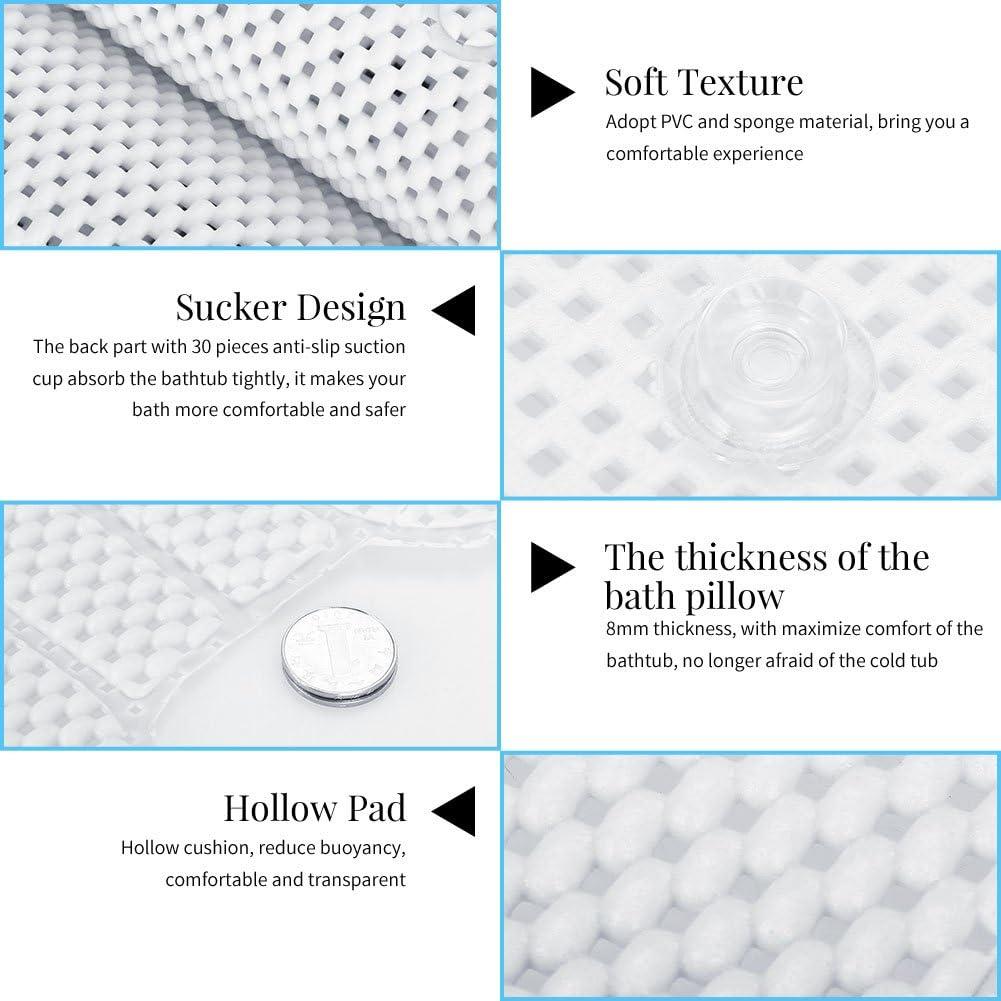 Almohada de Baño FILFEEL 125x36cm Suave Acolchada