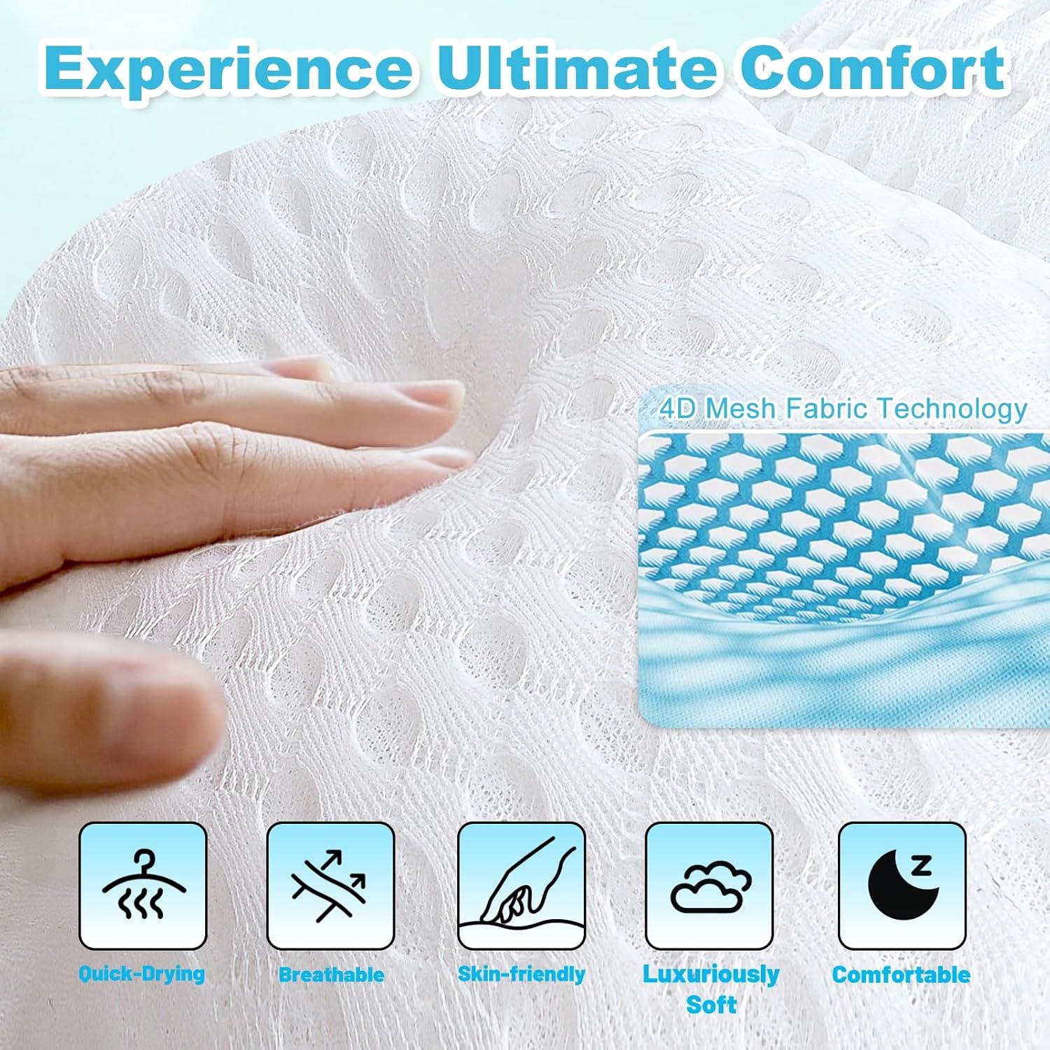 Almohada de Baño Ergonomica EcoHLL - Soporte Cabeza y Cuello