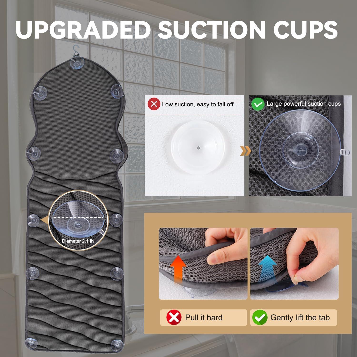 Almohada de Baño de Cuerpo Completo Idle Hippo 1.5 kg Gris