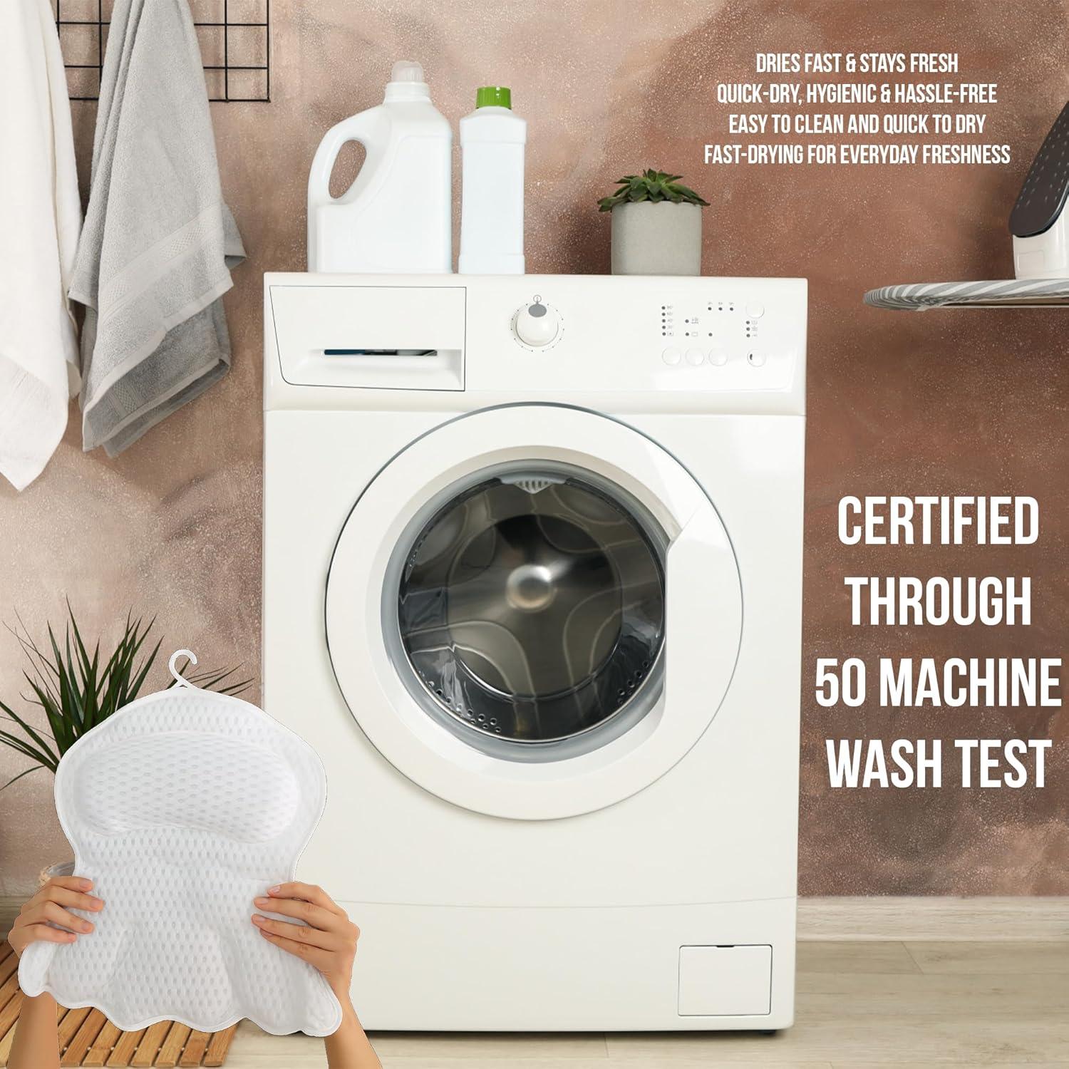 Almohada de Baño de Lujo Hokdi - Cojín Malla 4D Antideslizante