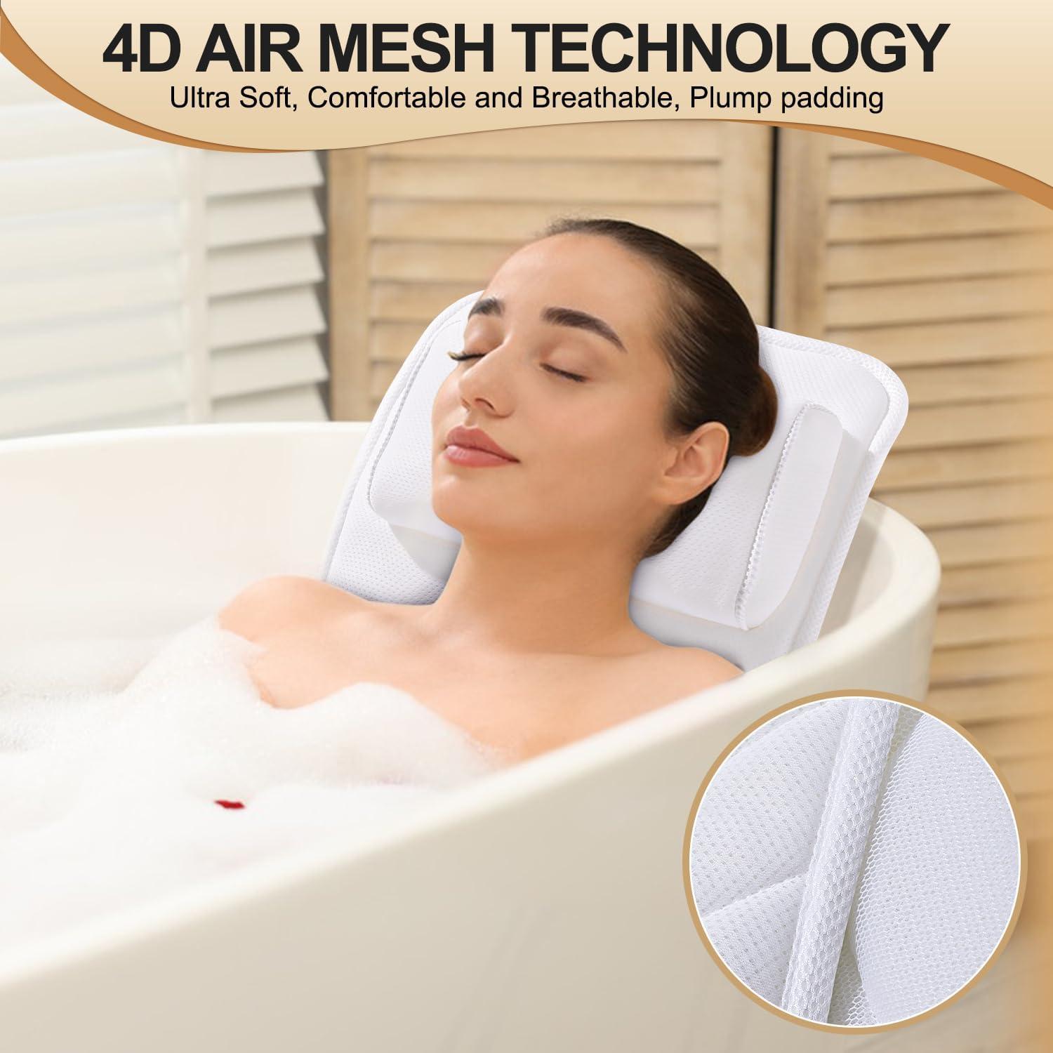 Almohada de Baño Completo Idle Hippo 127x38 cm Antideslizante