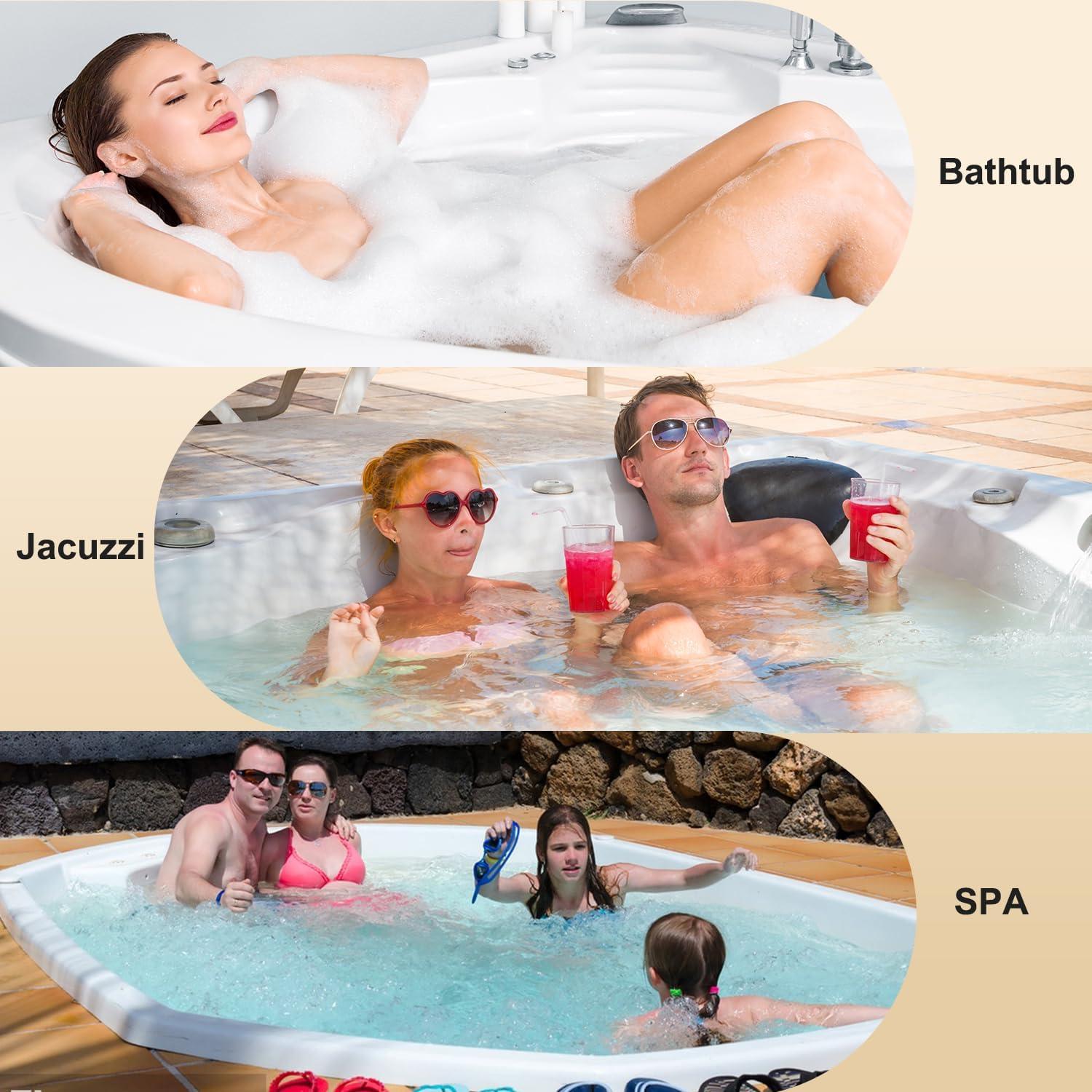 Almohada de Baño Completo Idle Hippo 127x38 cm Antideslizante