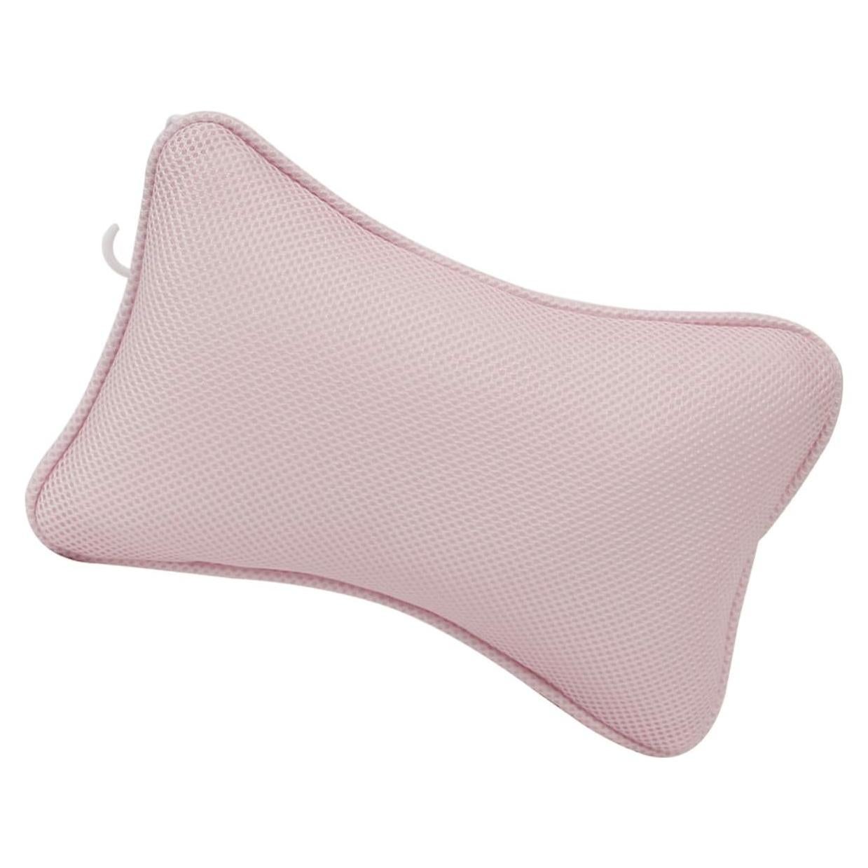 Almohada de Baño Milisten Rosa con Ventosas - Soporte para Cuello