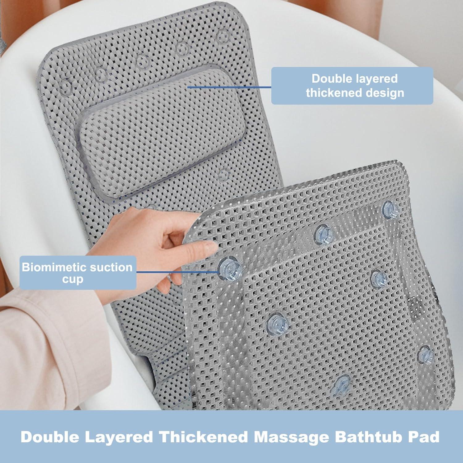 Almohada de Baño Corporal SOONHUA 127x36 cm Antideslizante