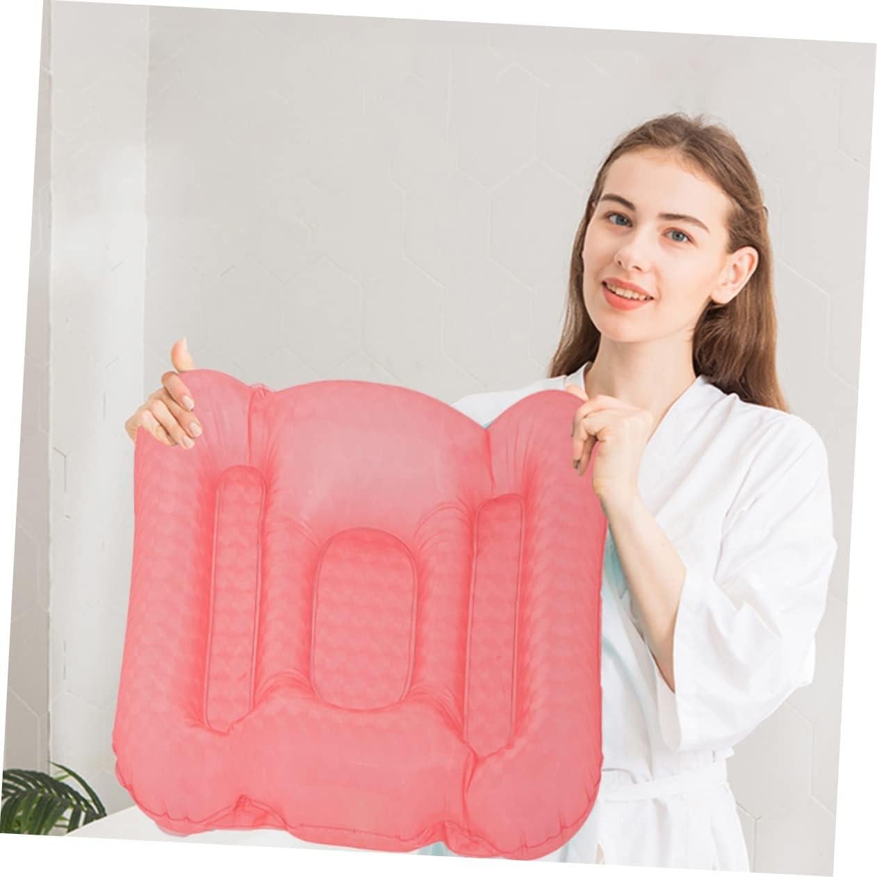 Cojín Inflable para Baño GAROZATION Rosa 56x46cm Ergonómico