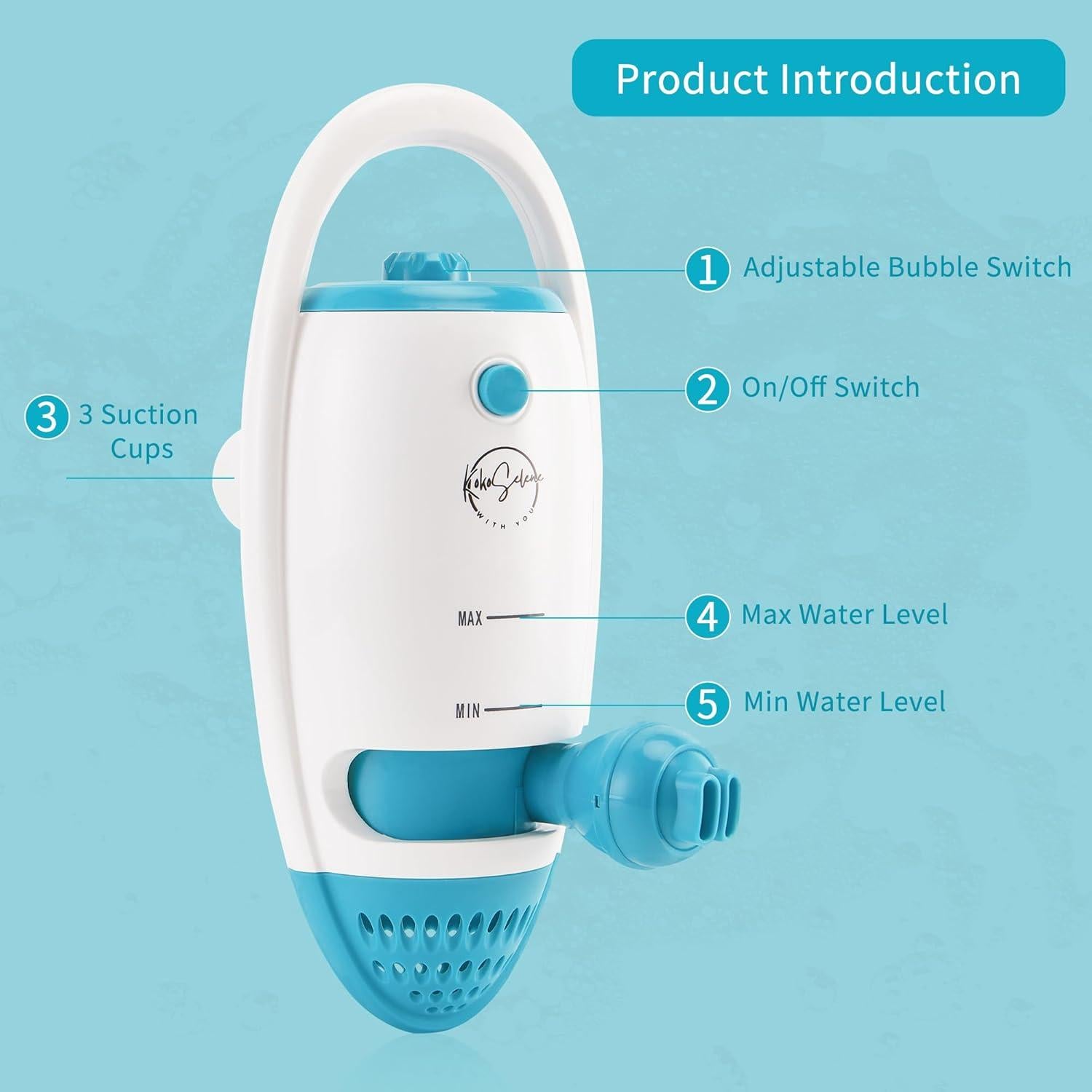 Chorros de Baño Portátiles KokoSelene MS-01 Verde Spa