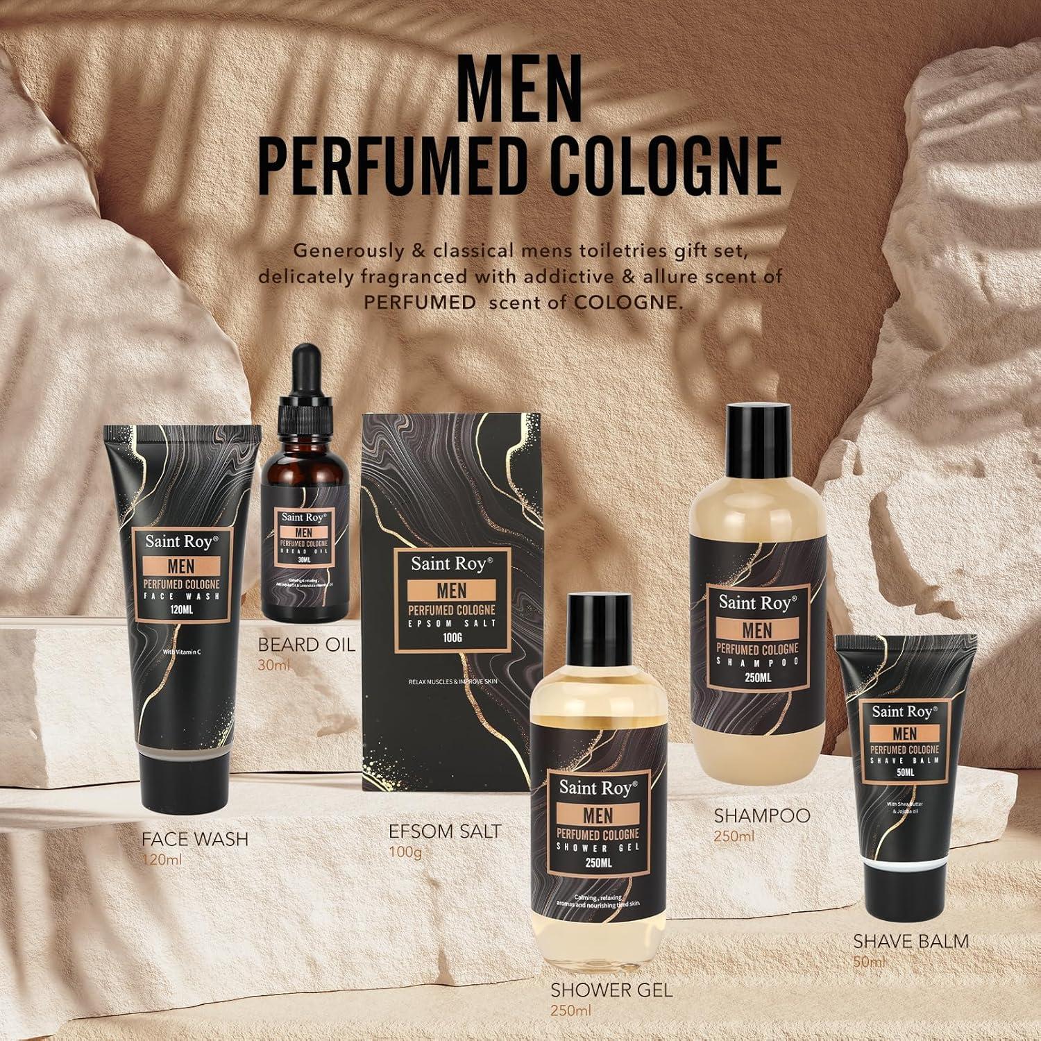 Set de Regalo de Spa para Hombre 14 Piezas - Perfume y Cuidado Personal