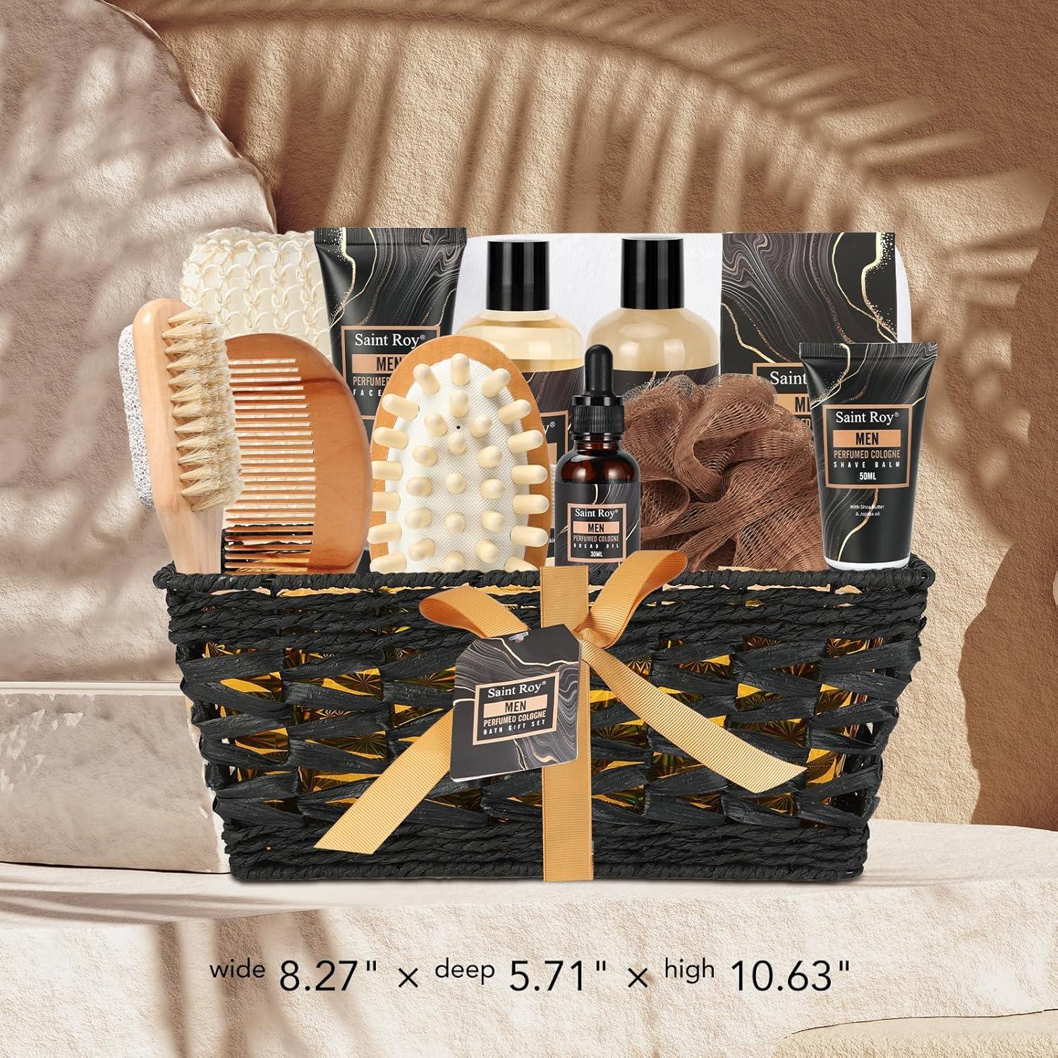 Set de Regalo de Spa para Hombre 14 Piezas - Perfume y Cuidado Personal