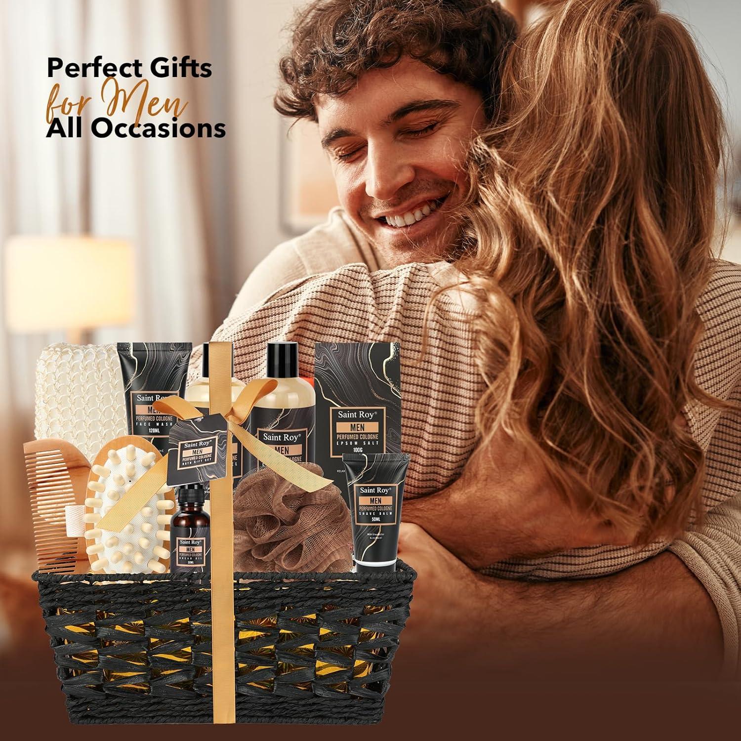 Set de Regalo de Spa para Hombre 14 Piezas - Perfume y Cuidado Personal