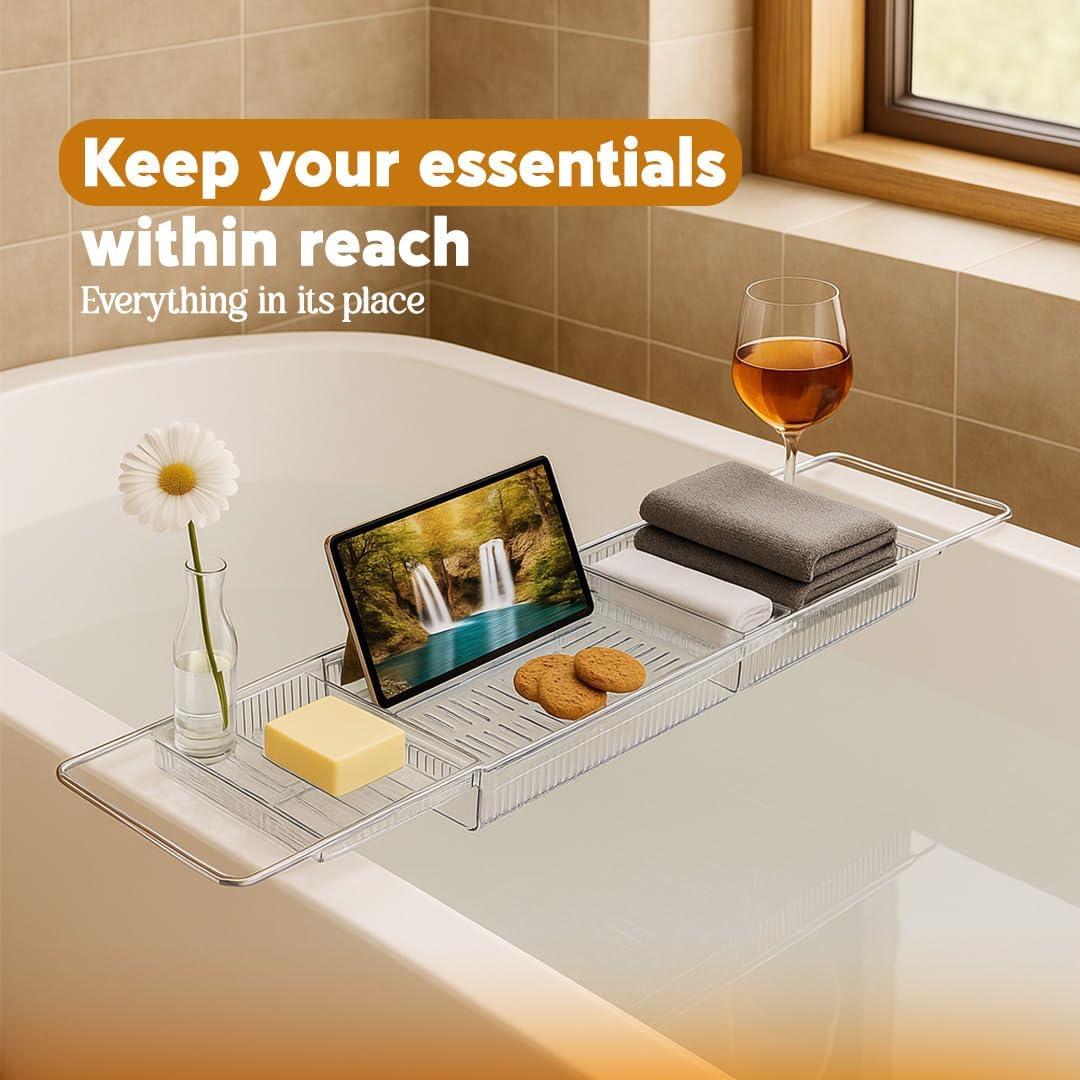 Juego de Bandeja y Almohada para Bañera Consciente y Elegante