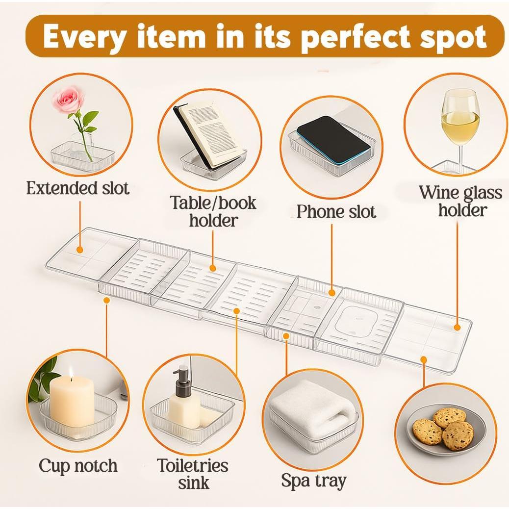 Juego de Bandeja y Almohada para Bañera Consciente y Elegante