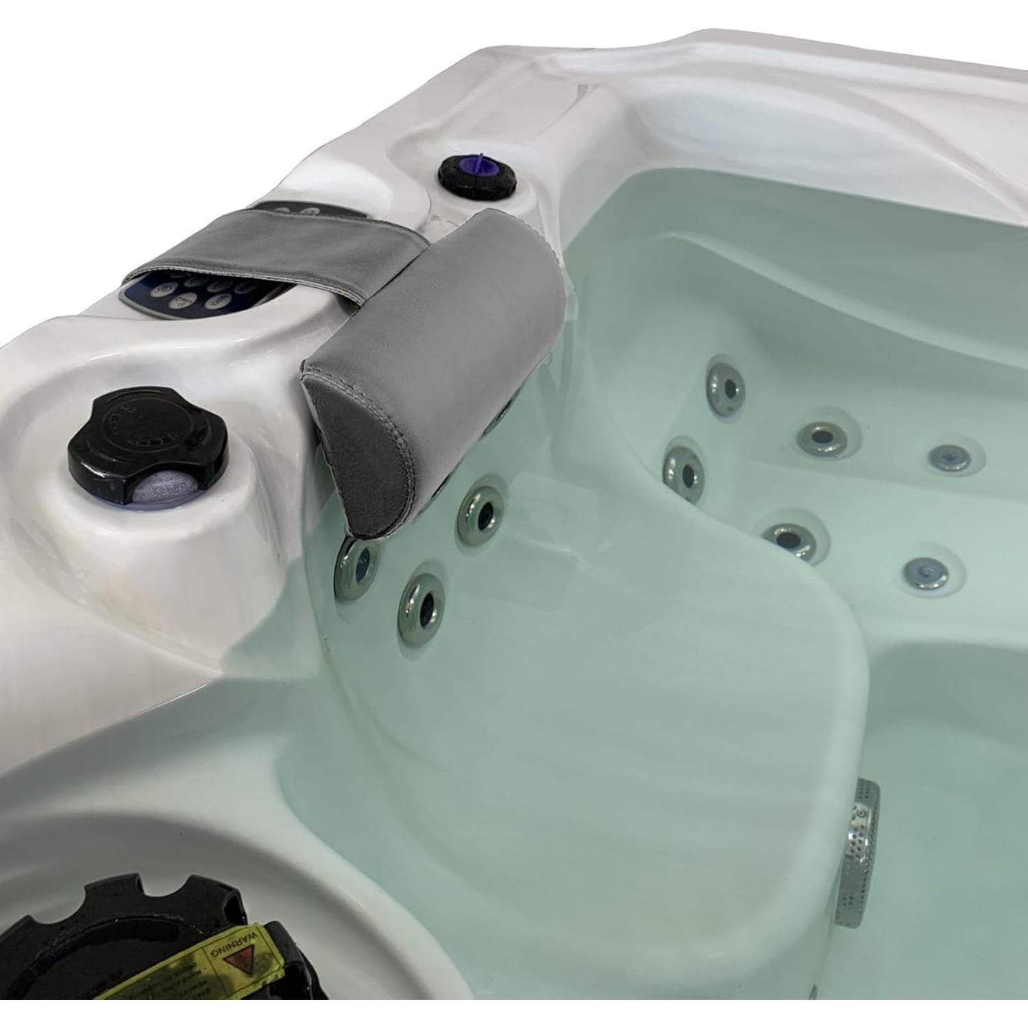 Almohada de Spa Poolzilla Gris con Peso - 50.8x27.9 cm