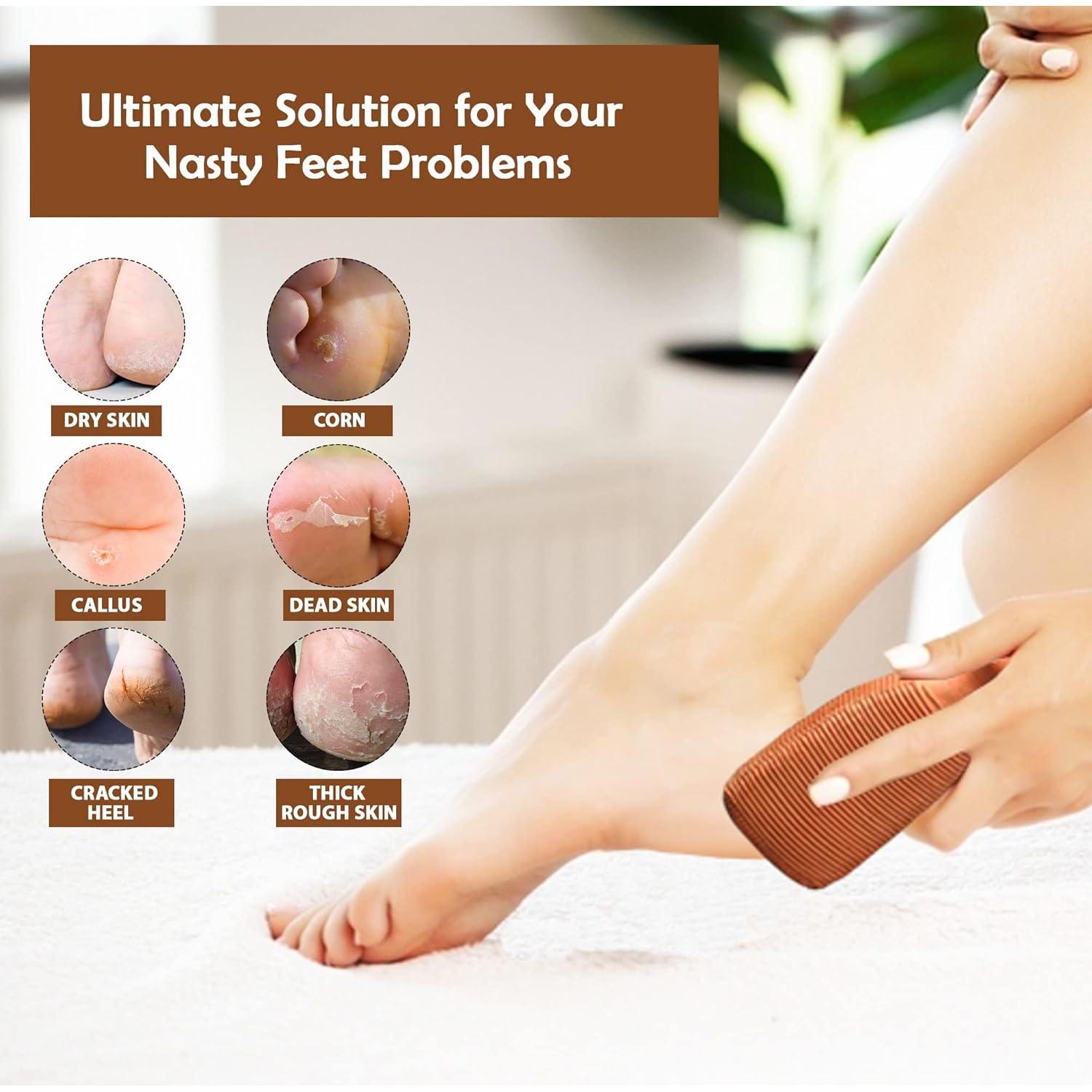 Piedra Pómez Exfoliante LOVE PUMICE Doble Grano 16.6cm