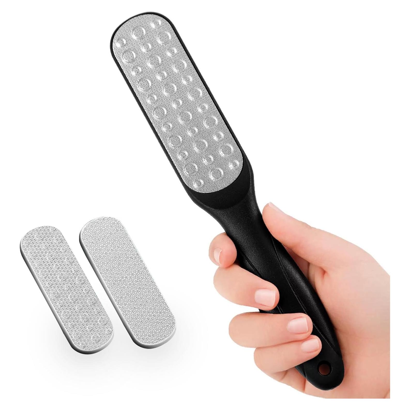 Lima de pies Aenfaiy de acero inoxidable - Removedor de callos