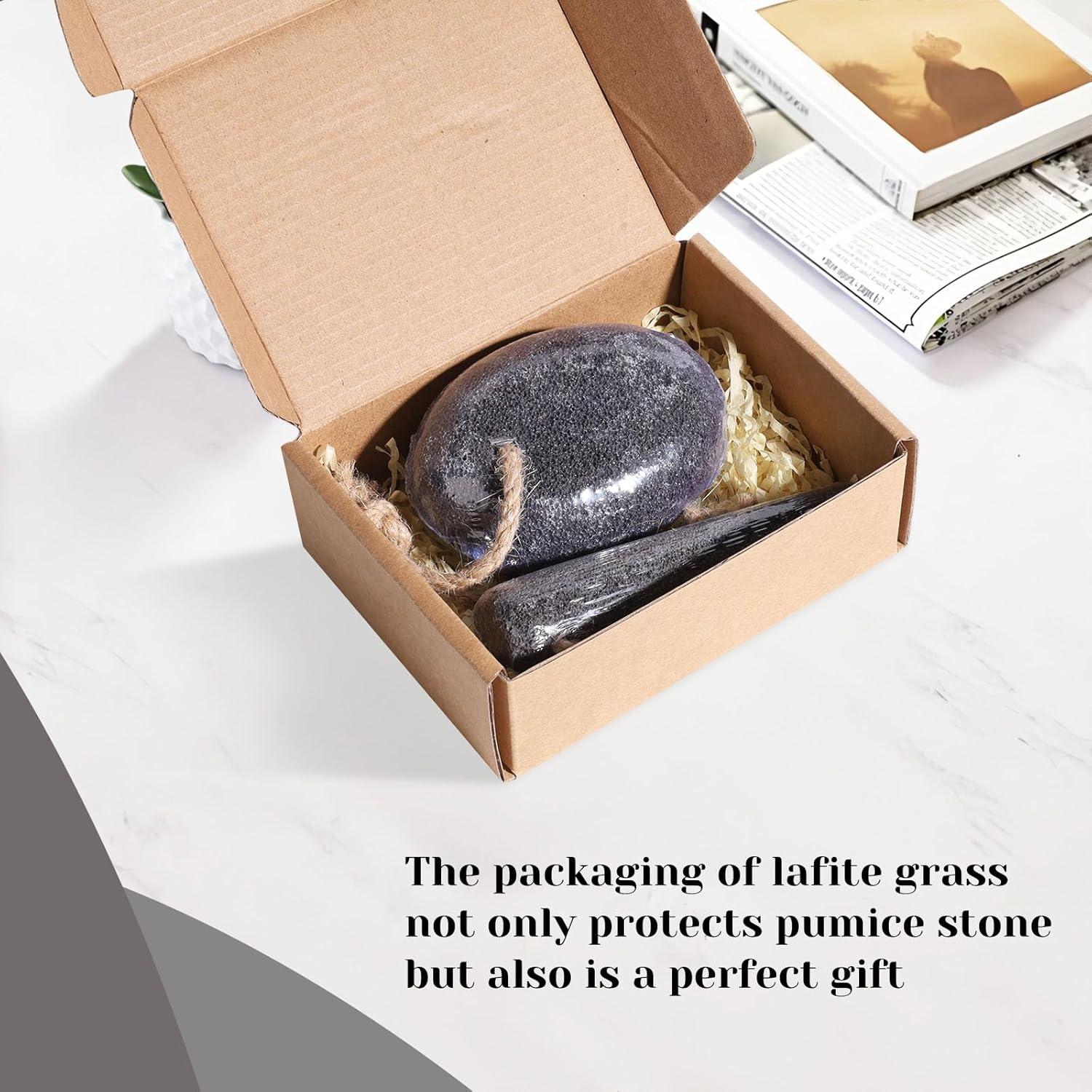 Juego de 2 Piedras Pómez Naturales VALENTISE para Pies