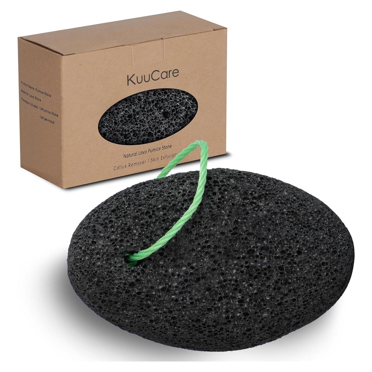 Piedra Pómez Natural KuuCare para Pies - Exfoliante 9.9cm