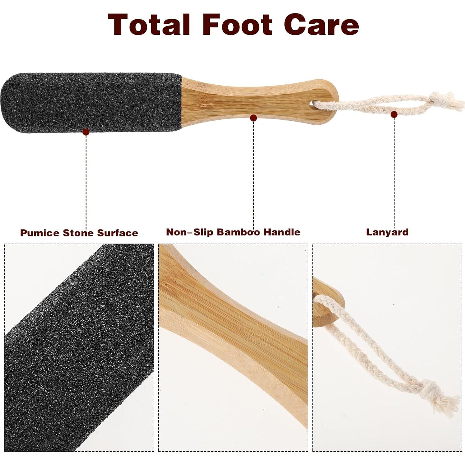 Raspador de Pies Mabor de Madera con Lima para Callos Negro