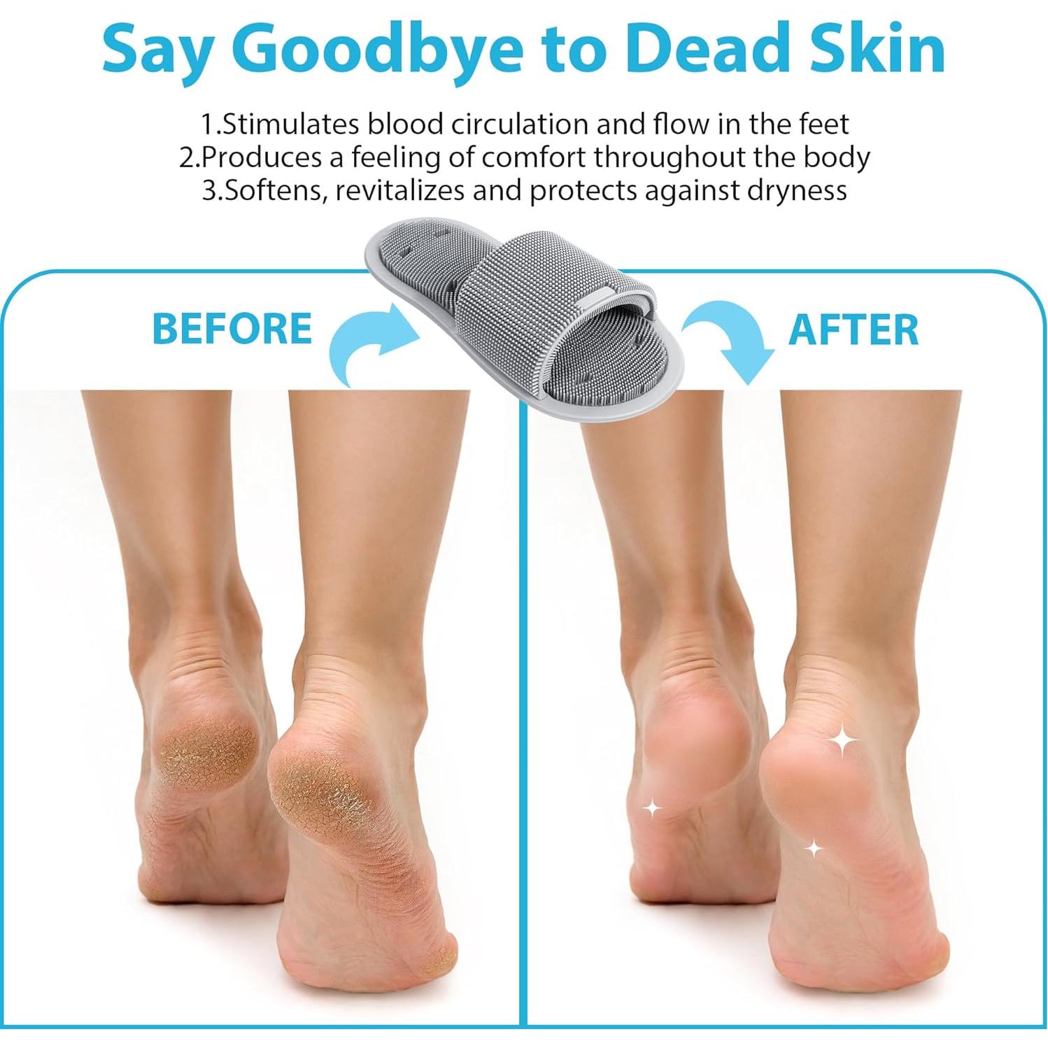 Limpiador de Pies para Ducha Enhon - 2 Paquetes Silicona