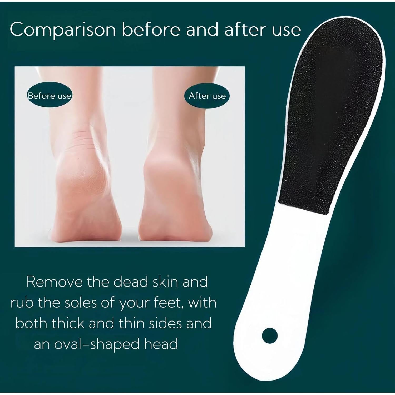 Paquete de 10 Limadoras de Pies Agirlvct - Exfoliantes Doble Cara