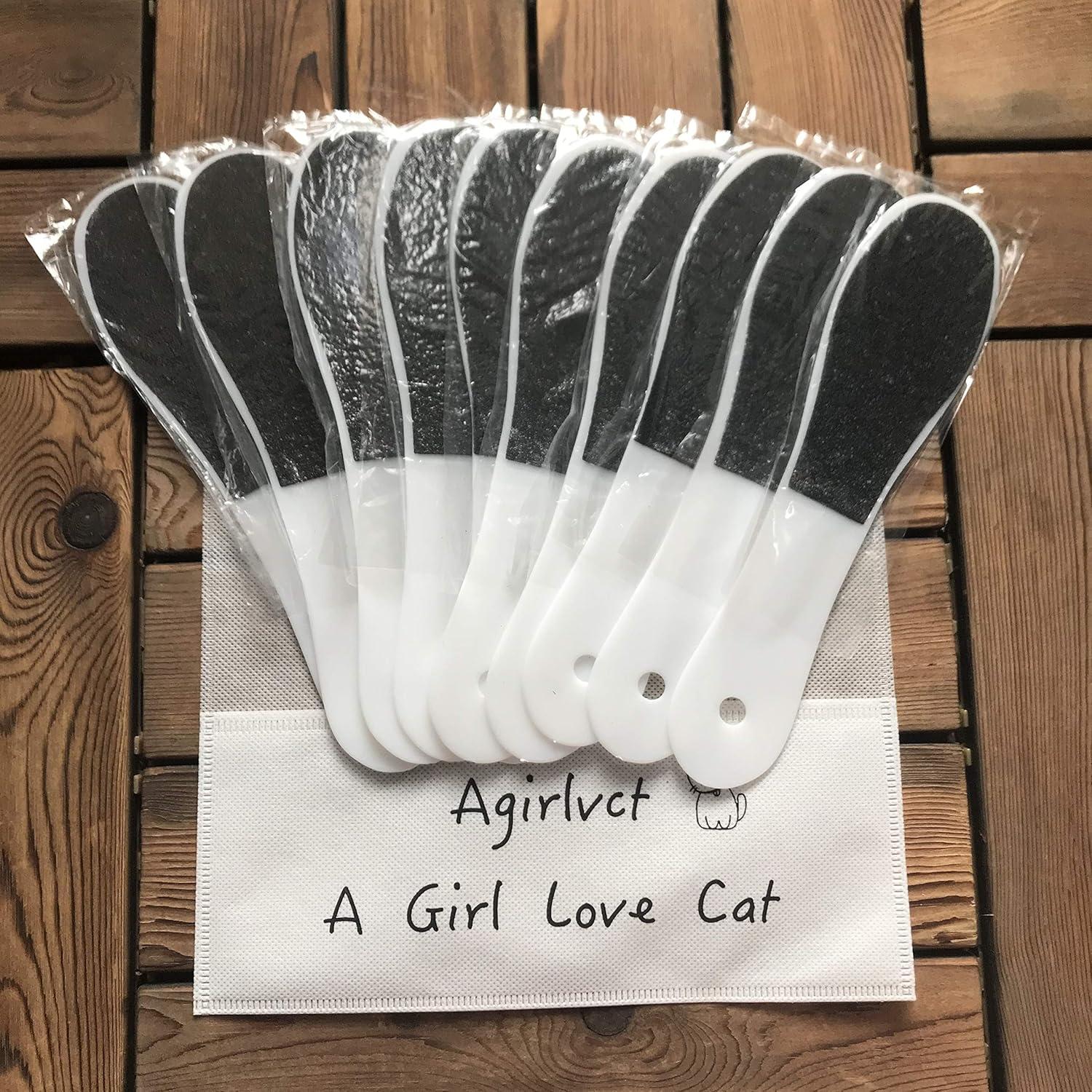 Paquete de 10 Limadoras de Pies Agirlvct - Exfoliantes Doble Cara