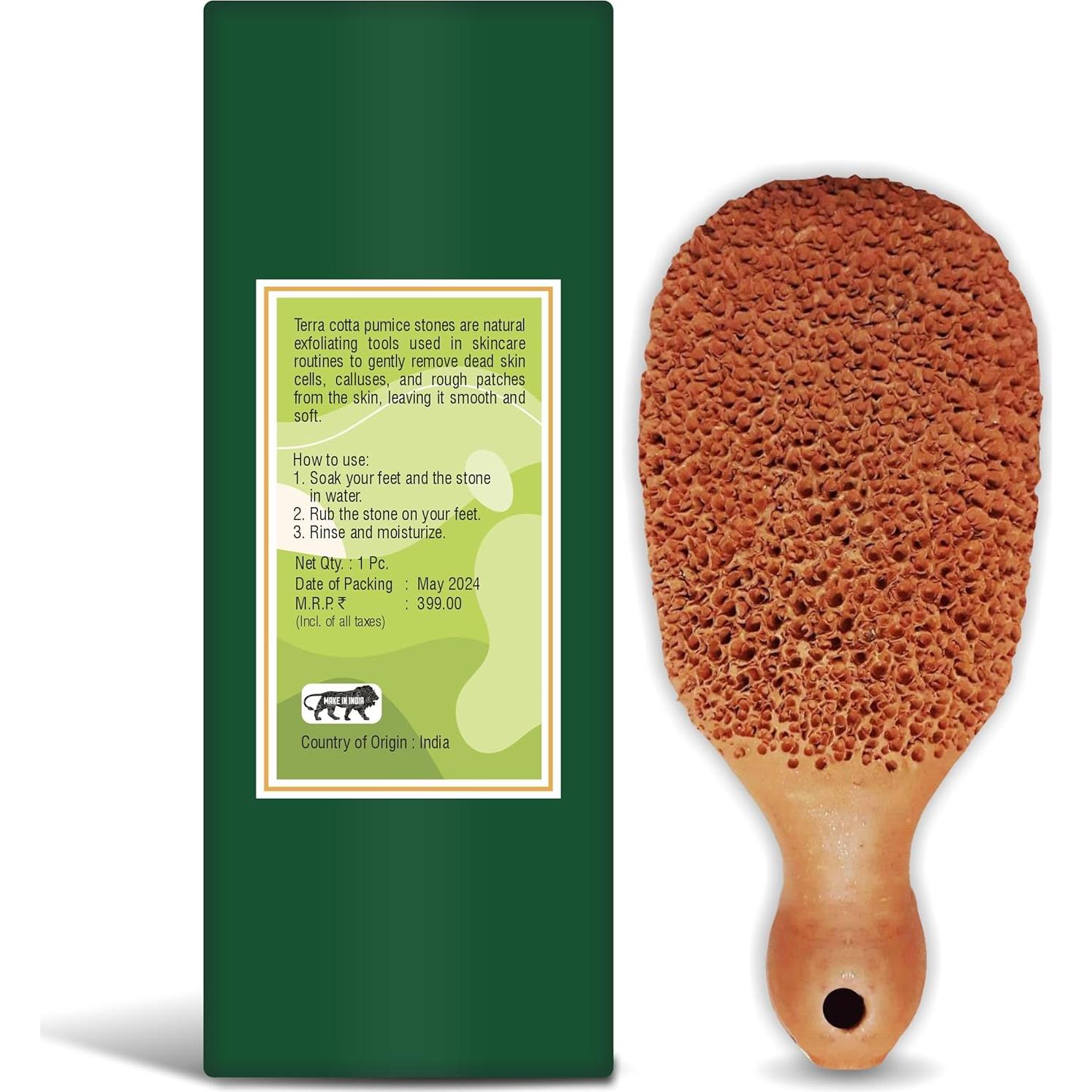 Piedra Pómez Exfoliadora Footvital 12.7 cm Natural