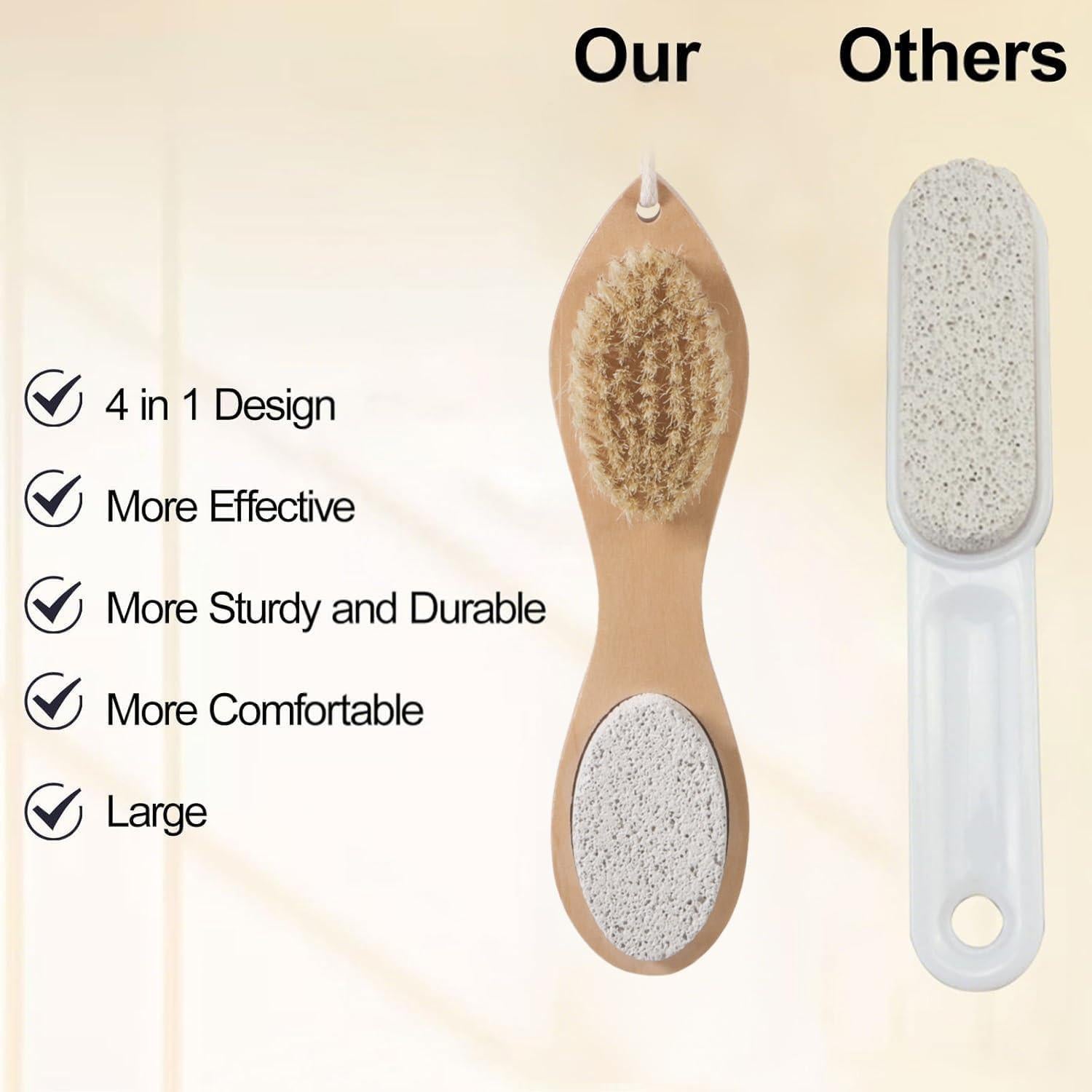 Piedra Pómez 4 en 1 Beomeen para Cuidado de Pies