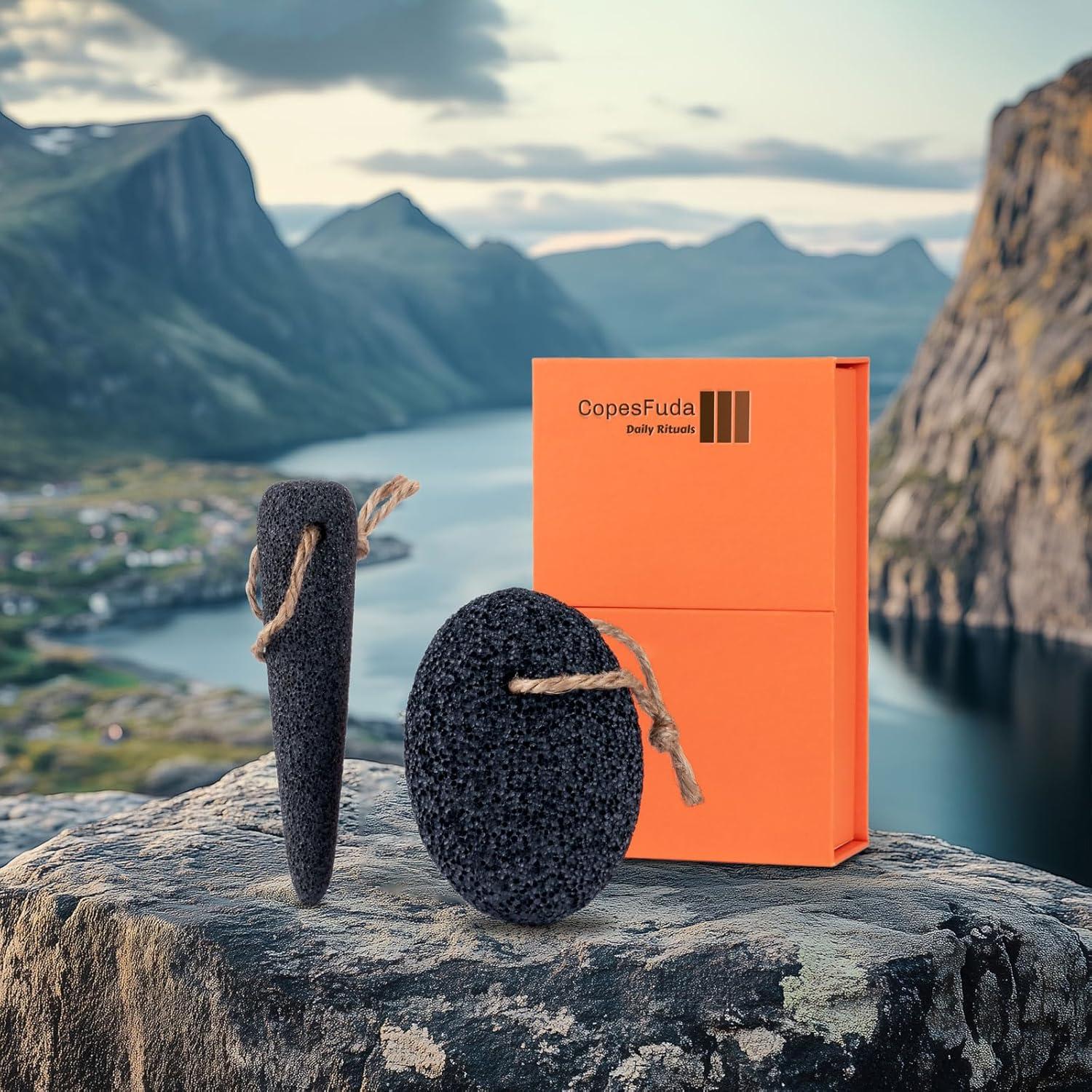 Set de Piedras Pómez Volcánicas CopesFuda - Exfoliantes para Pies