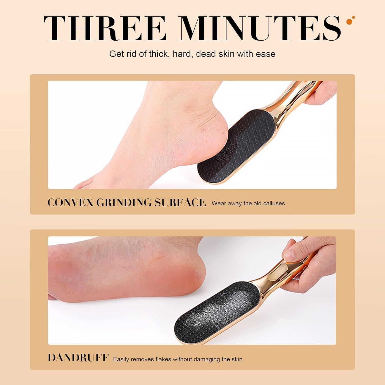 Lima de Pies de Vidrio Nano Genérico con Mango Ergonómico